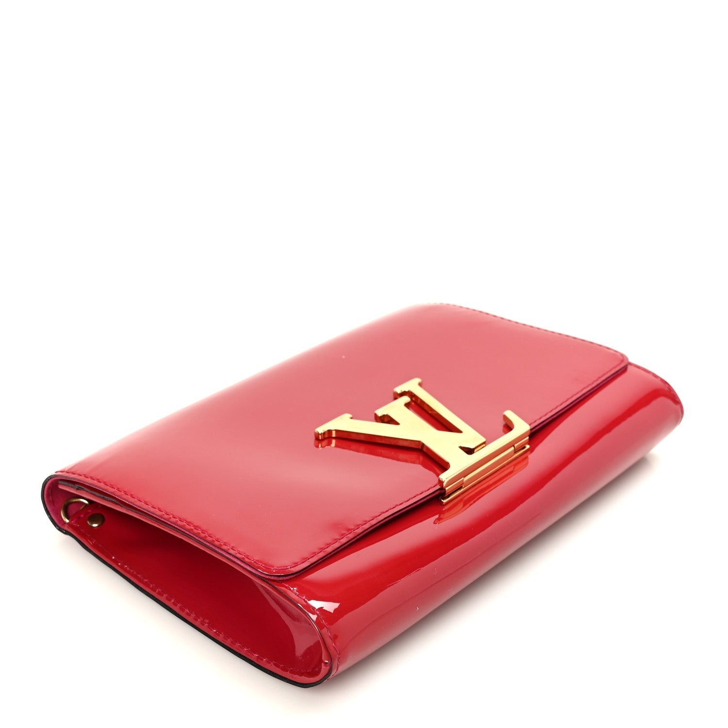 Patent Louise Clutch Rose Indien