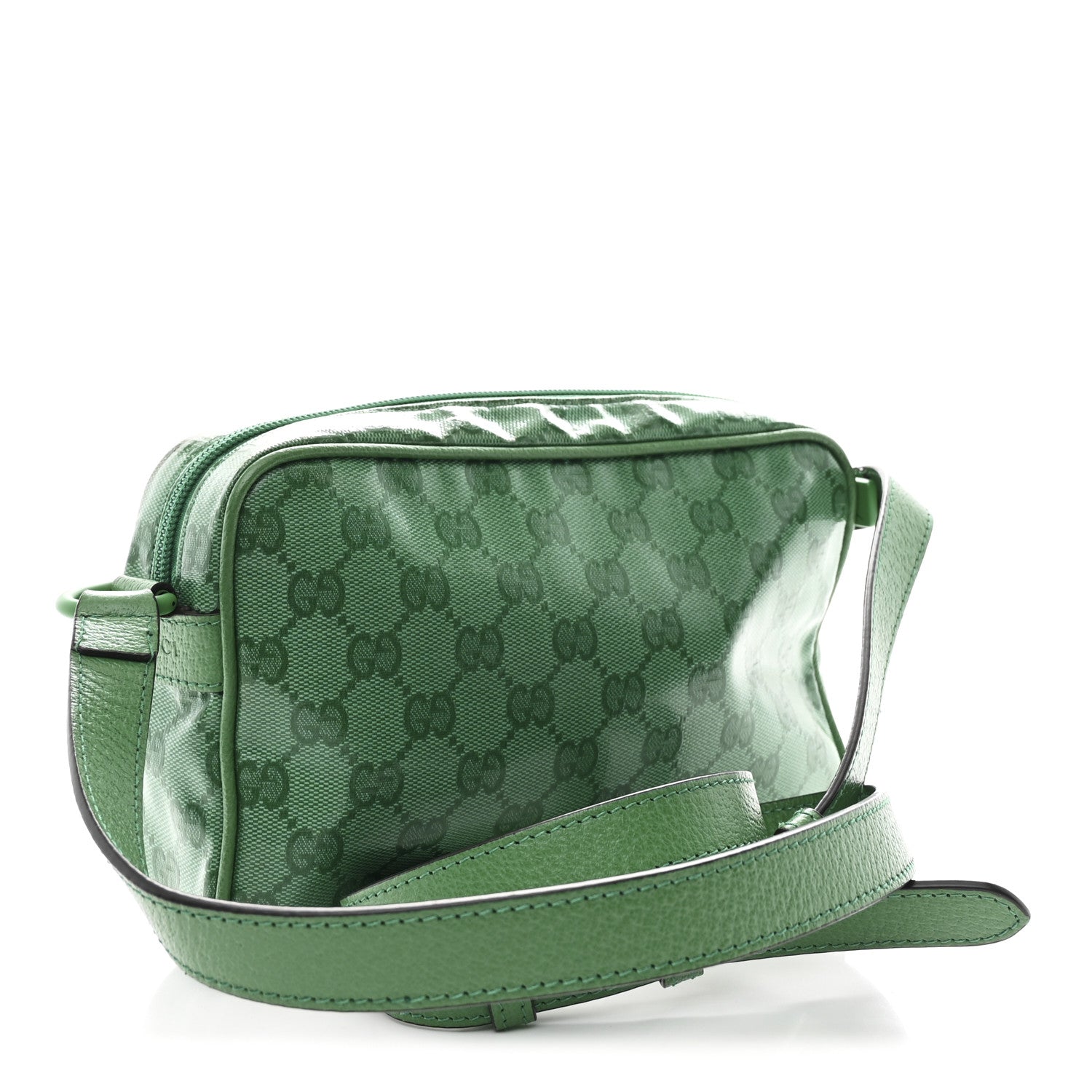 GG Crystal Monogram Mini Shoulder Bag New Shamrock