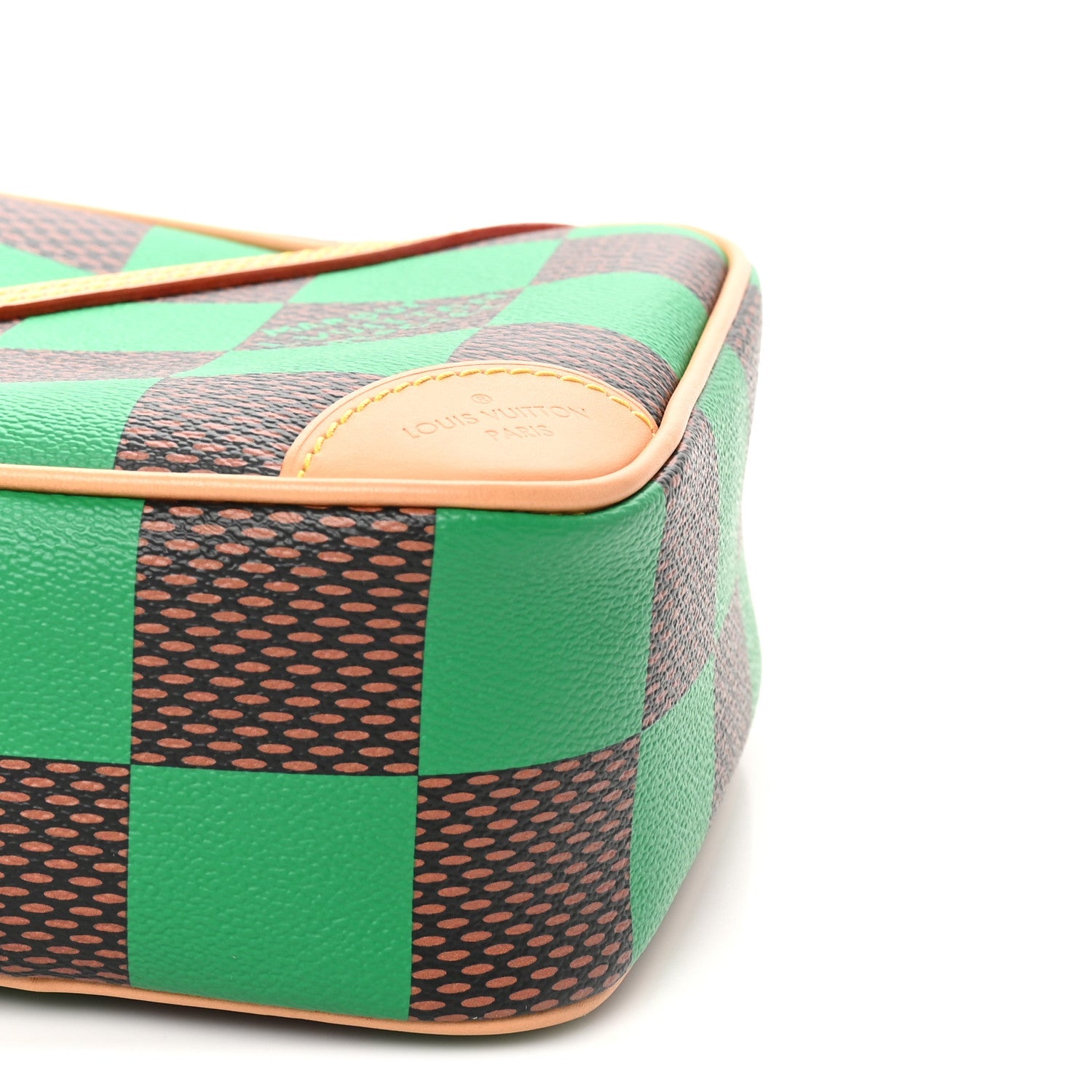 Damier Pop Chess Messenger Green