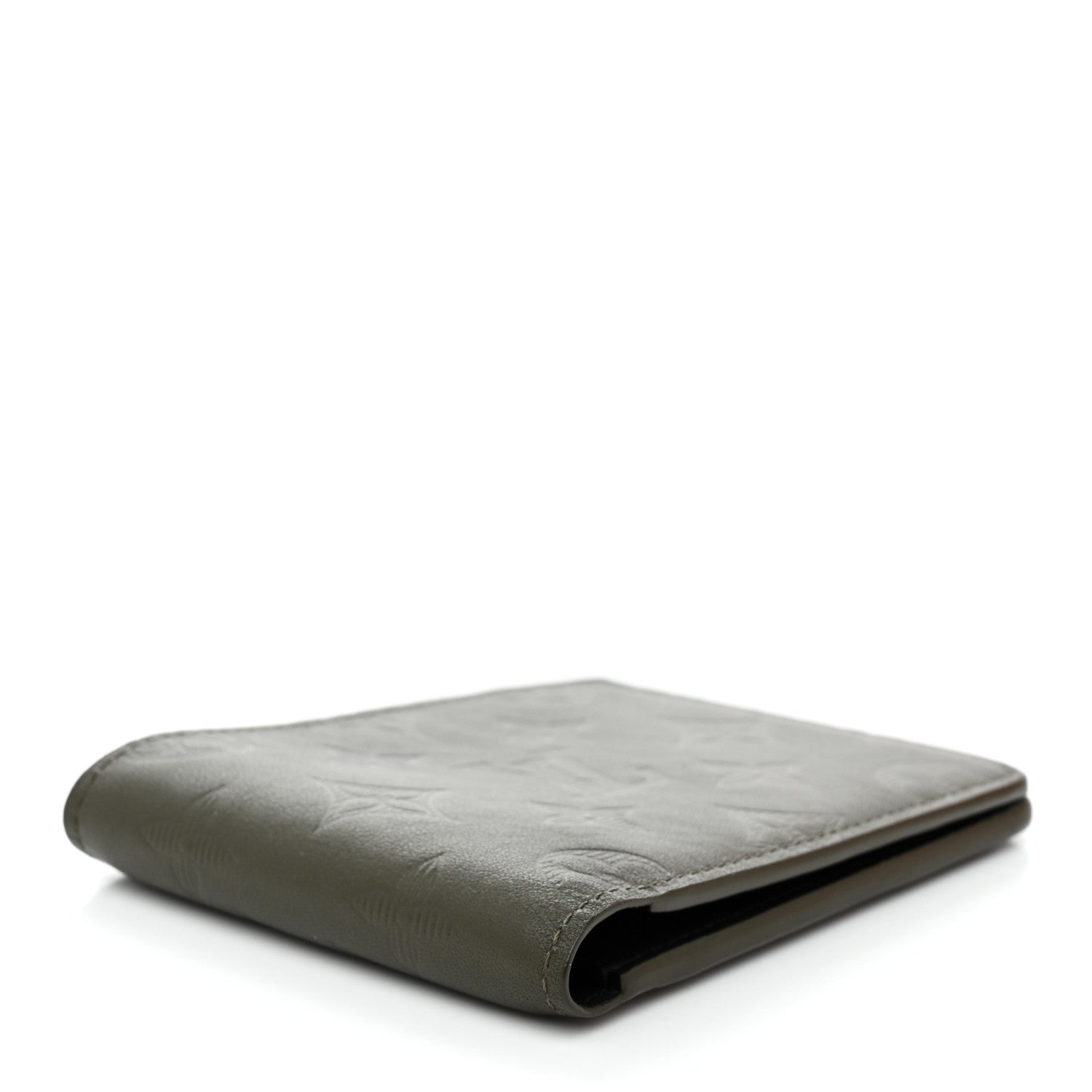 Calfskin Monogram Shadow Multiple Wallet Kaki