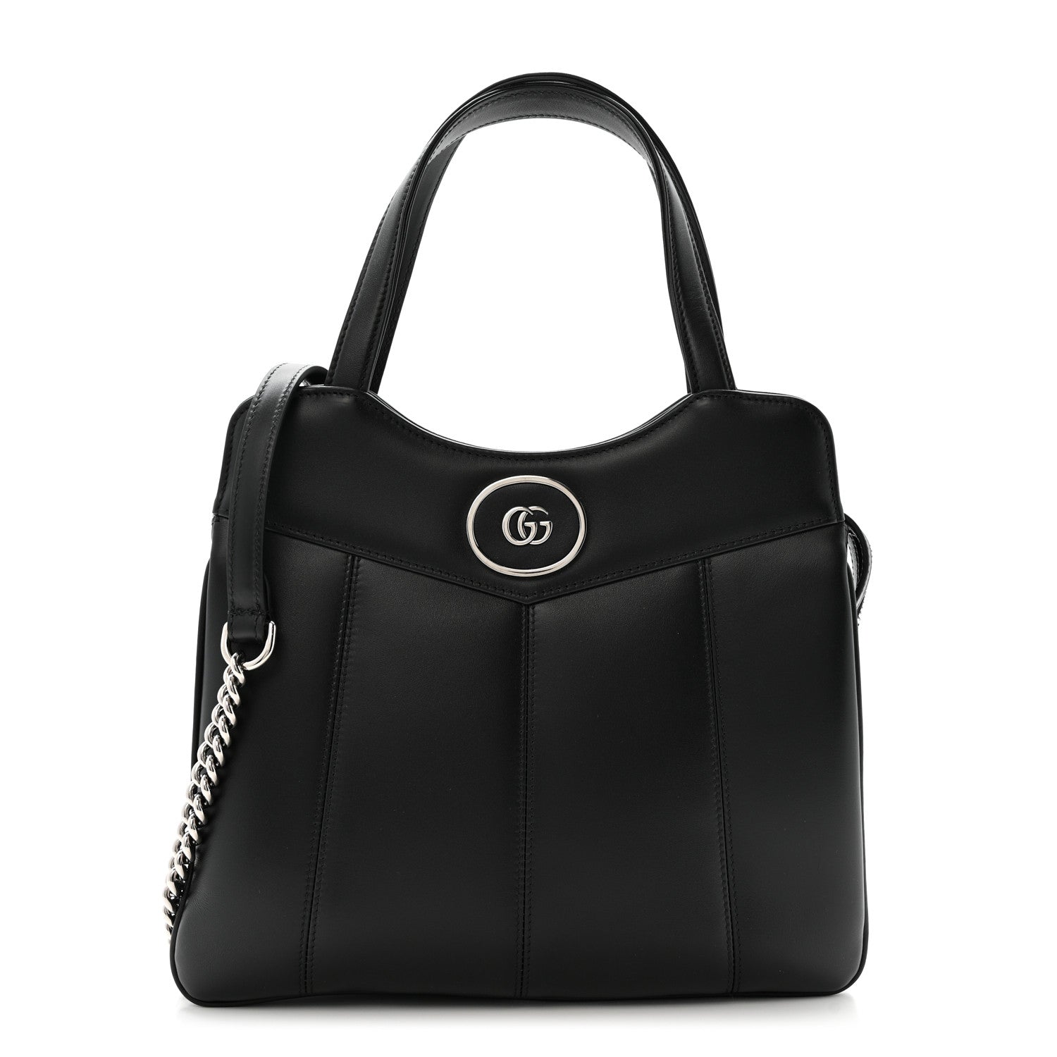 Calfskin Petite GG Small Tote Bag Black