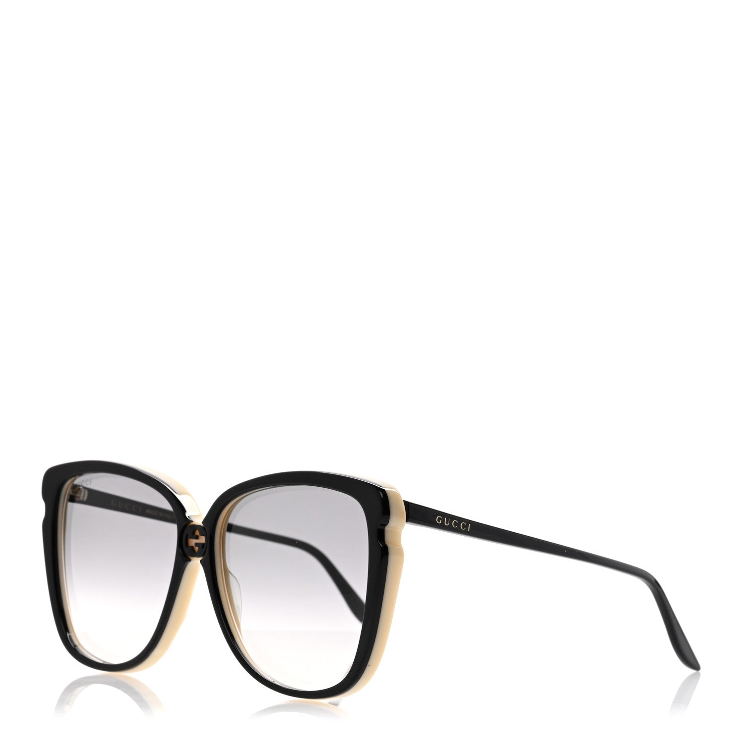 Acetate Square Frame GG0709S Sunglasses Black