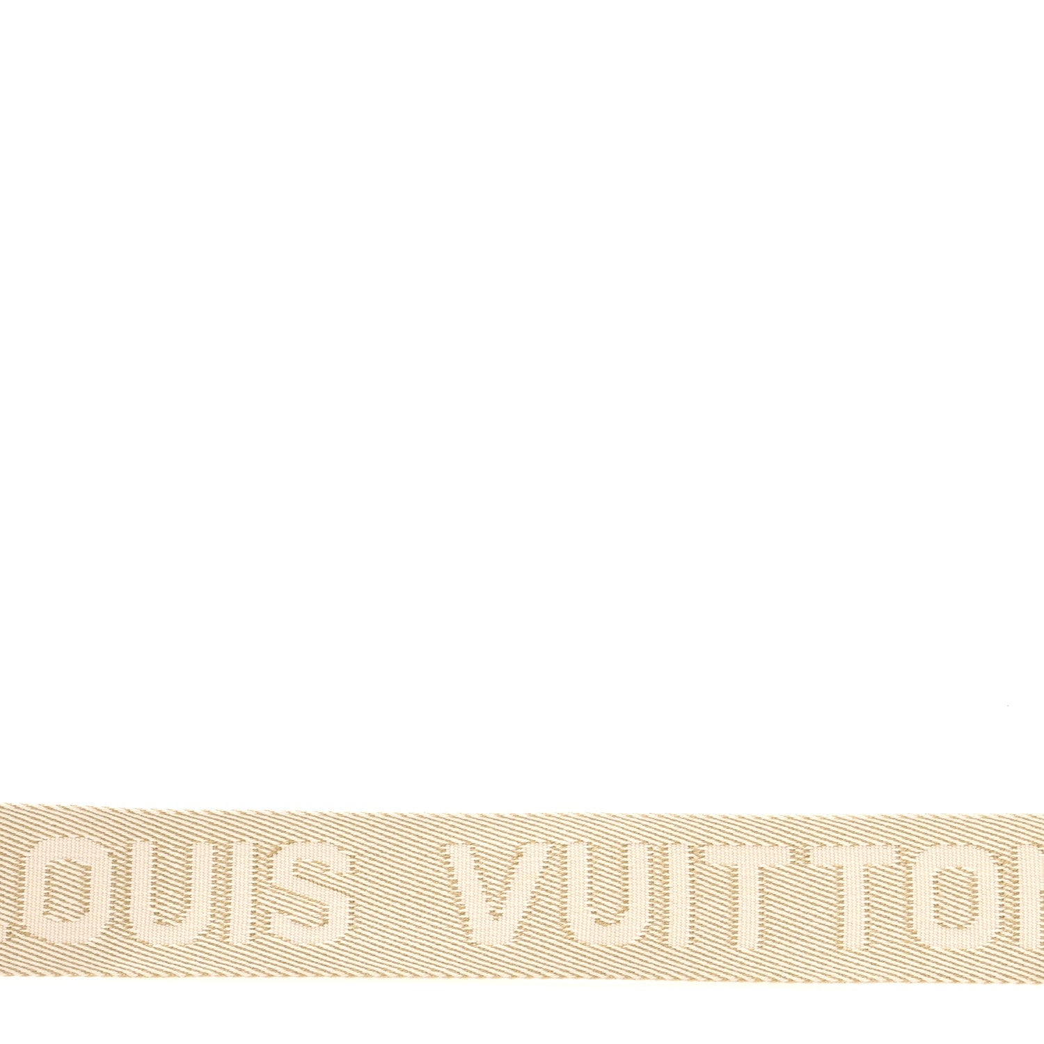 Jacquard High Rise Shoulder Strap Beige