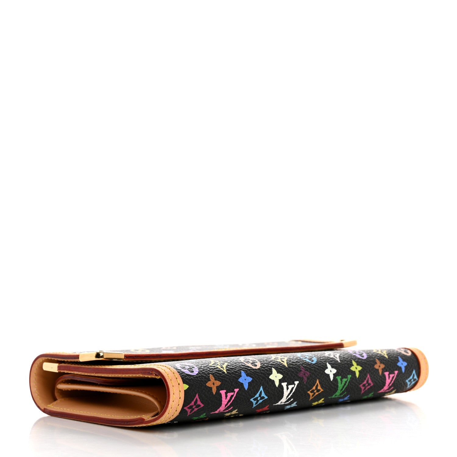 Monogram Multicolor Porte Tresor International Wallet Black