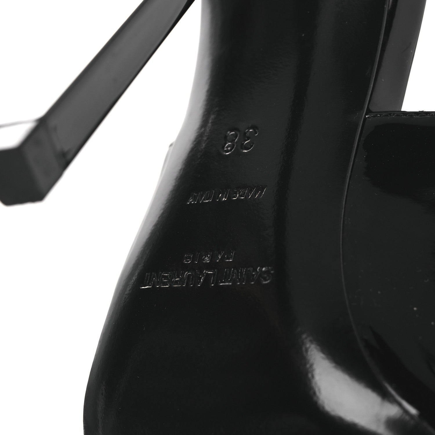 Vernice Grupy Madame 115mm Slingback Pumps 38 Black
