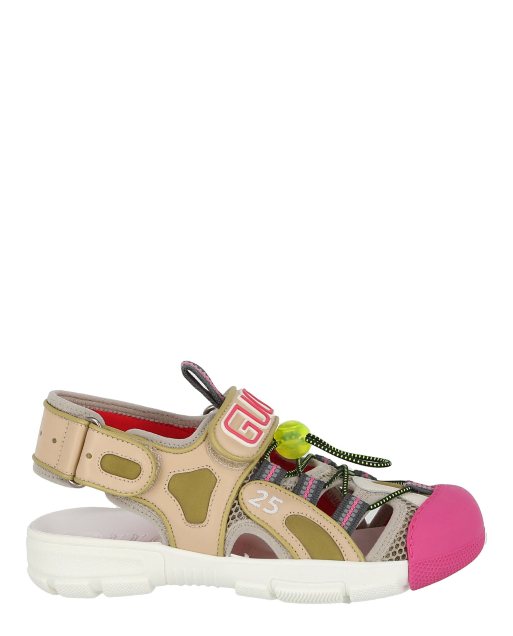 Women's Gucci Mesh Fabric Tinsel Sport Sandals