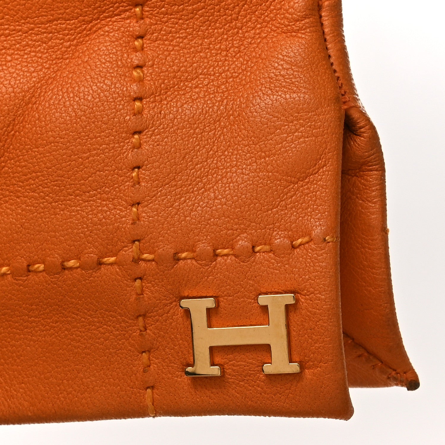 Lambskin Gloves 8 Orange