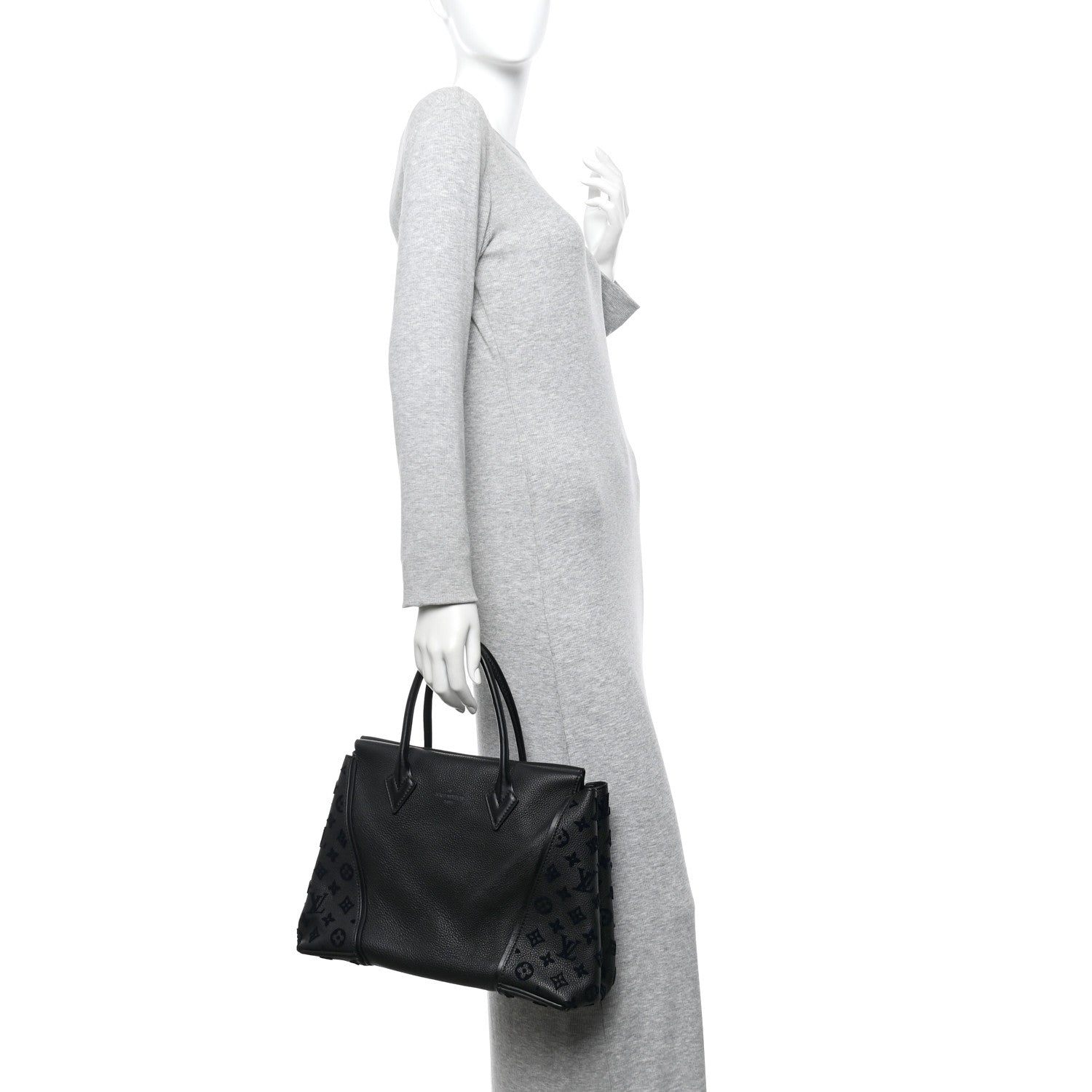 Veau Cachemire Tote W PM Black