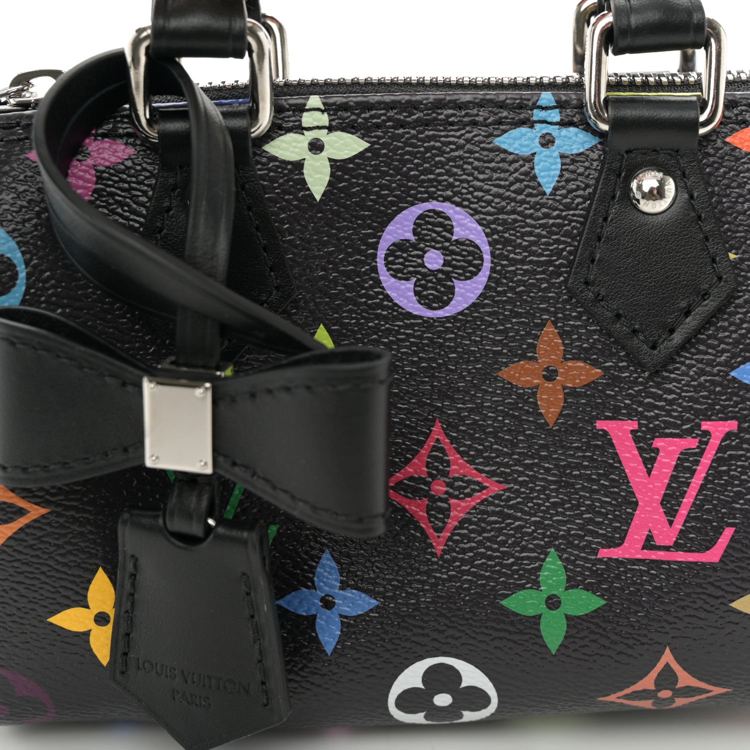 LV X TM Monogram Multicolor Nano Speedy Black