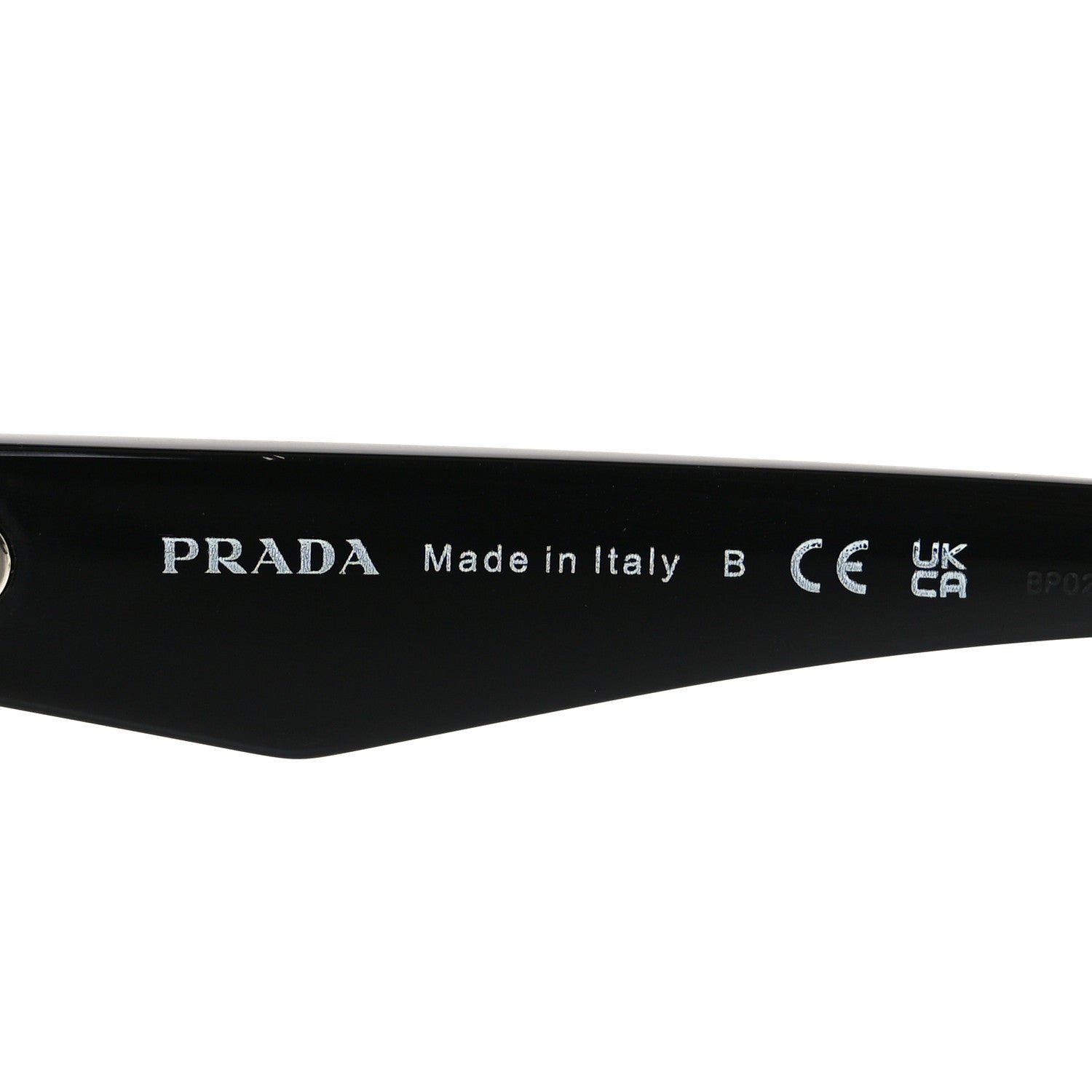 Acetate Logo Sunglasses SPR A02-F Black
