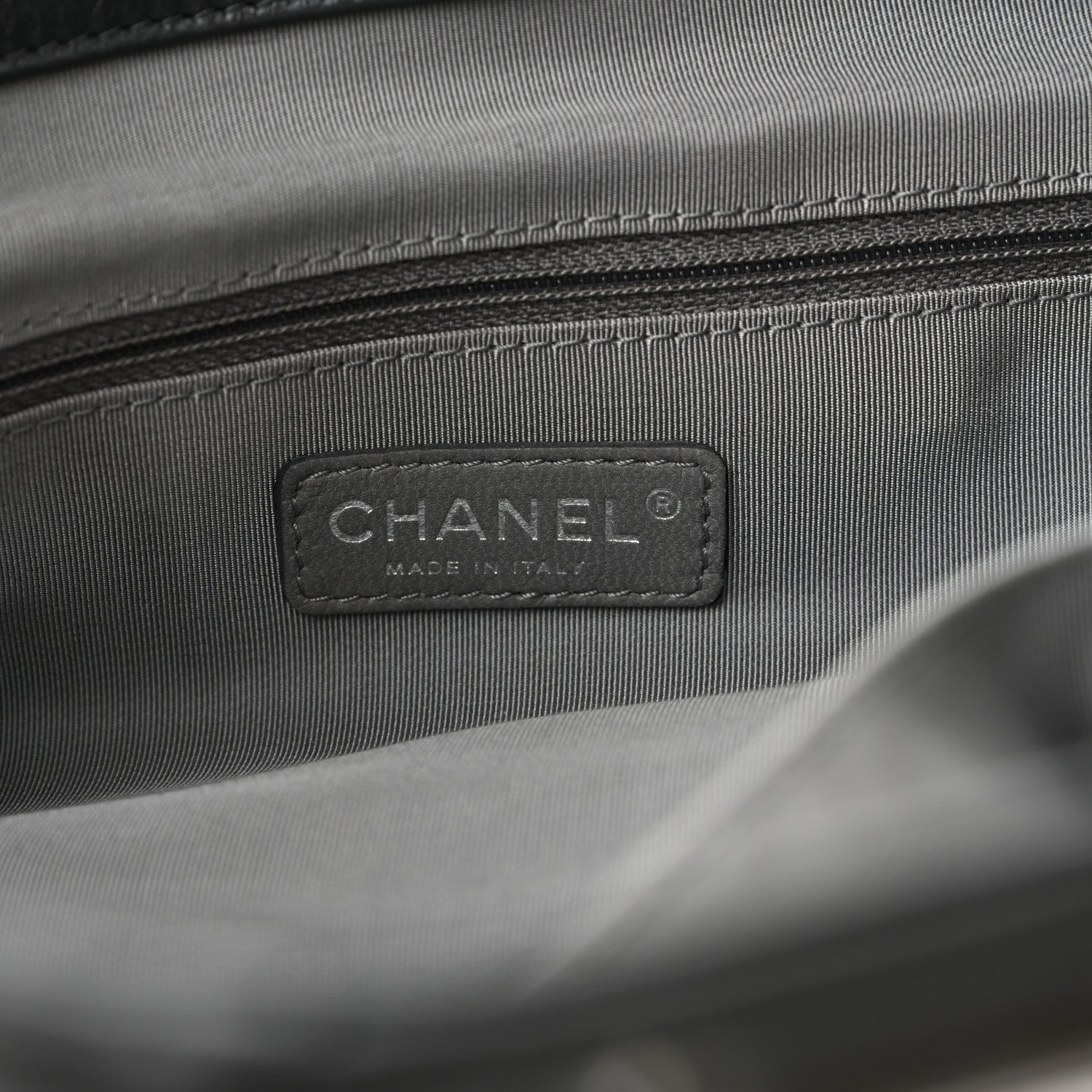 Lambskin Igloo Shoulder Bag Dark Grey