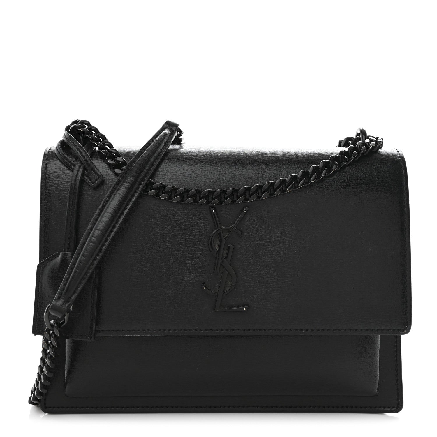Calfskin Medium Monogram Monochrome Sunset Black