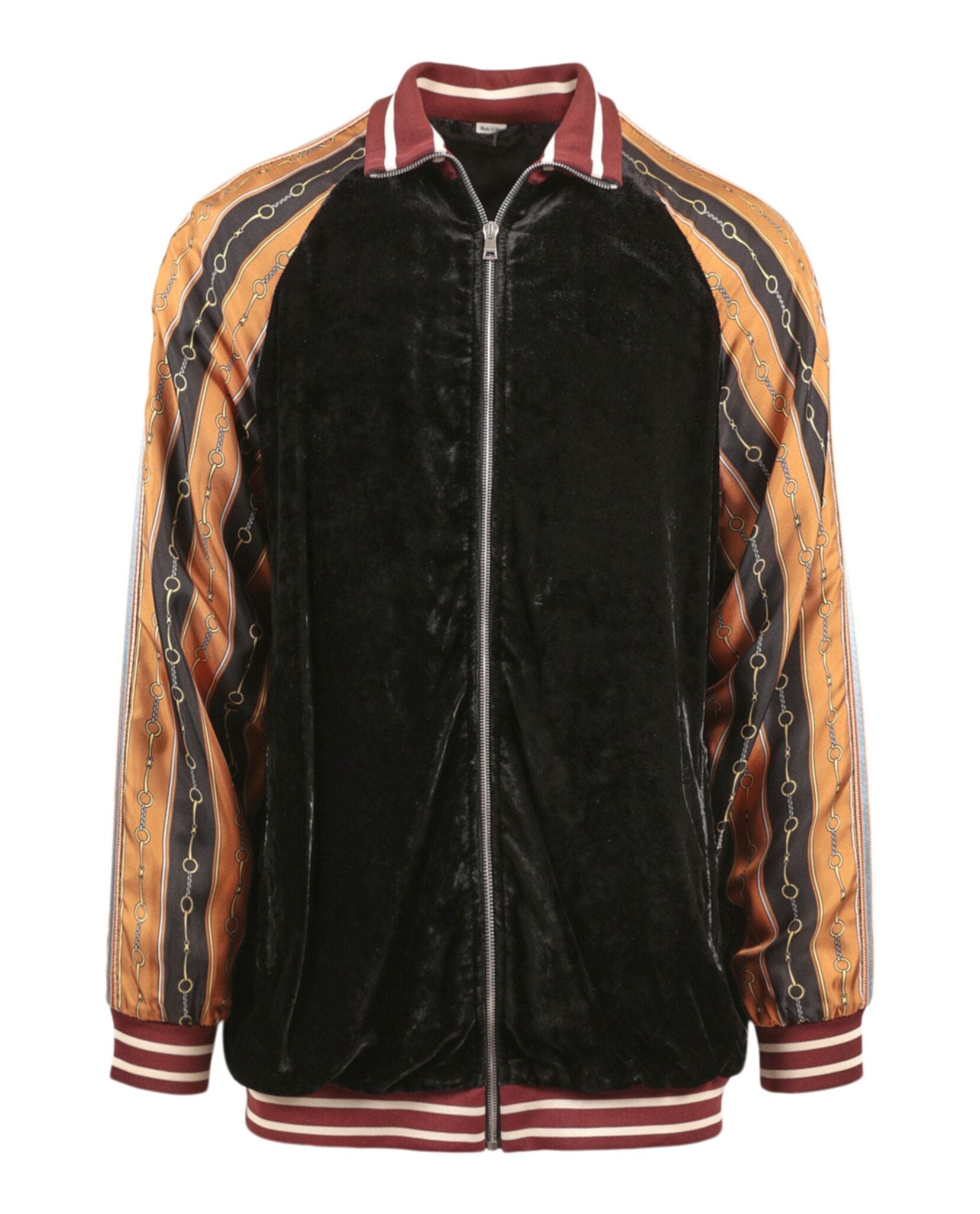 Men's Gucci Mixed Media Track Jacket