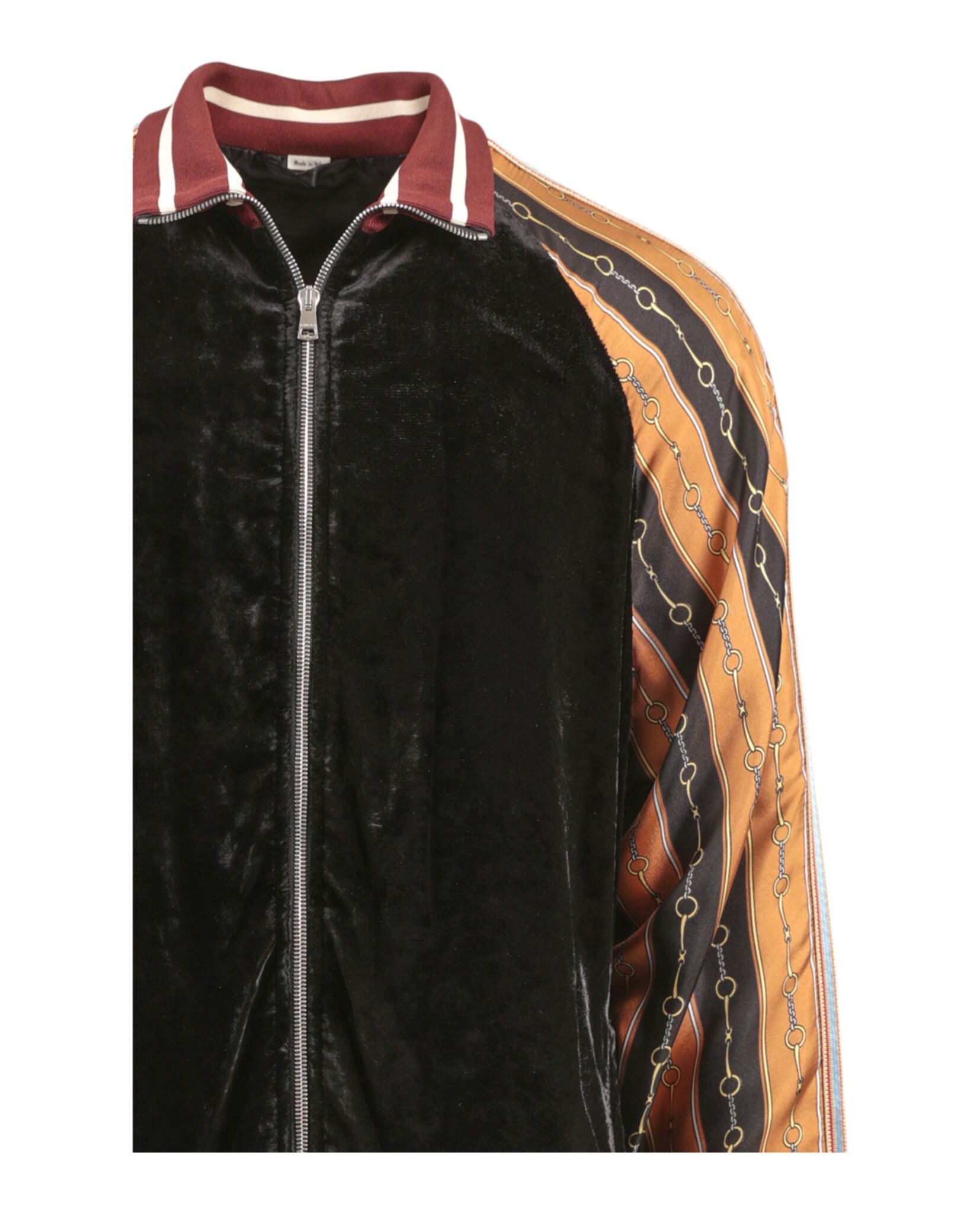 Men's Gucci Mixed Media Track Jacket