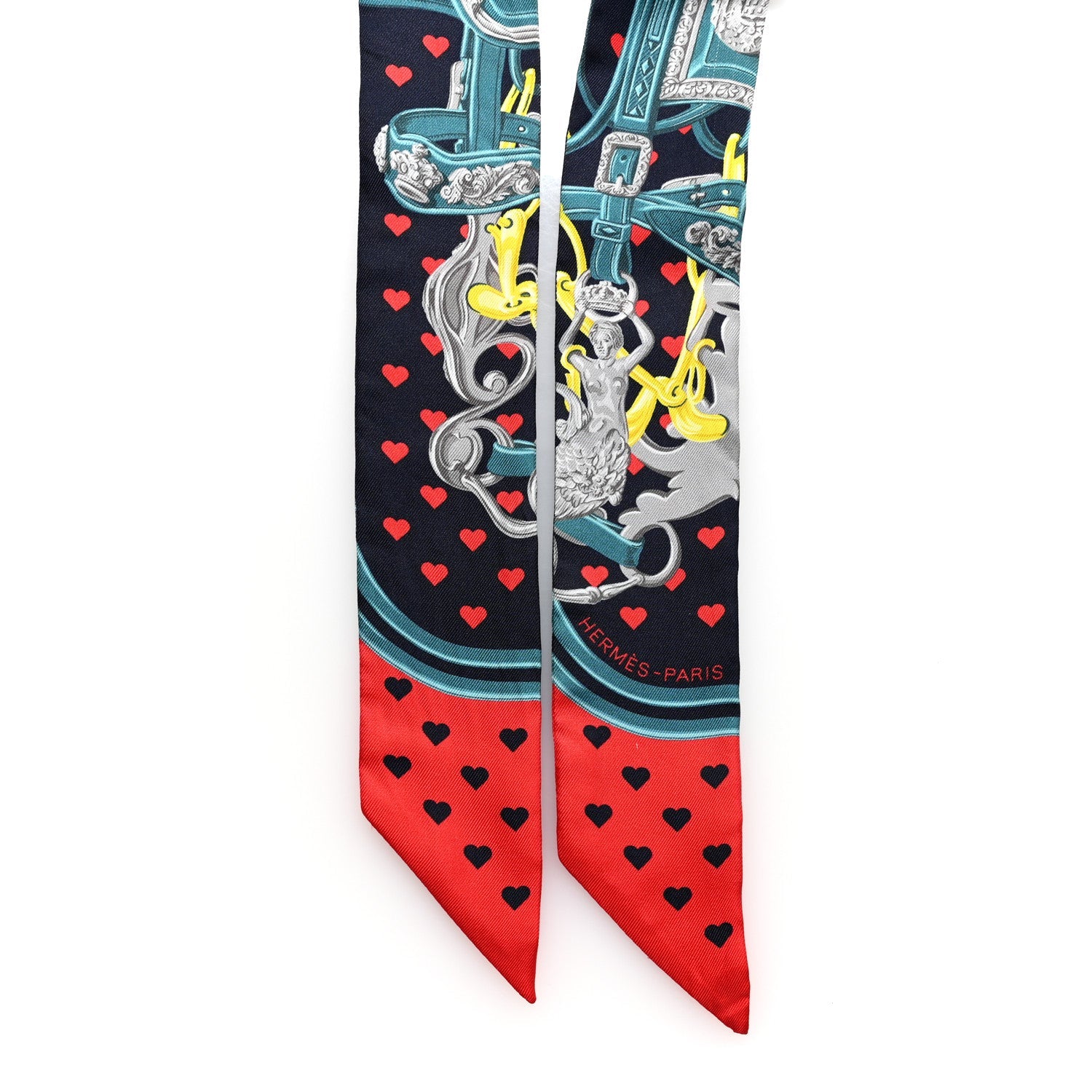 Silk Brides de Gala Love Twilly Caban Canard Rouge
