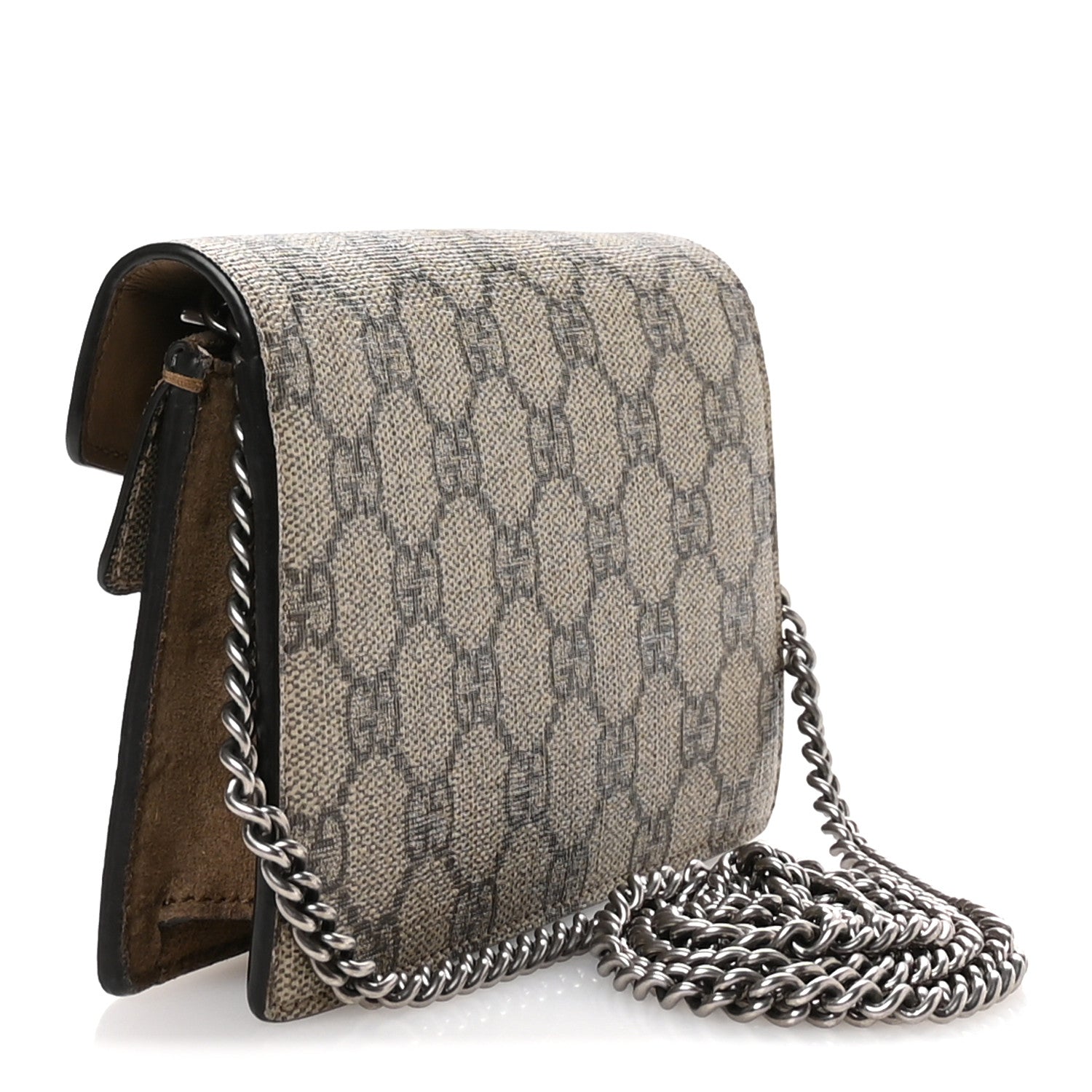 GG Supreme Monogram Super Mini Dionysus Shoulder Bag Taupe
