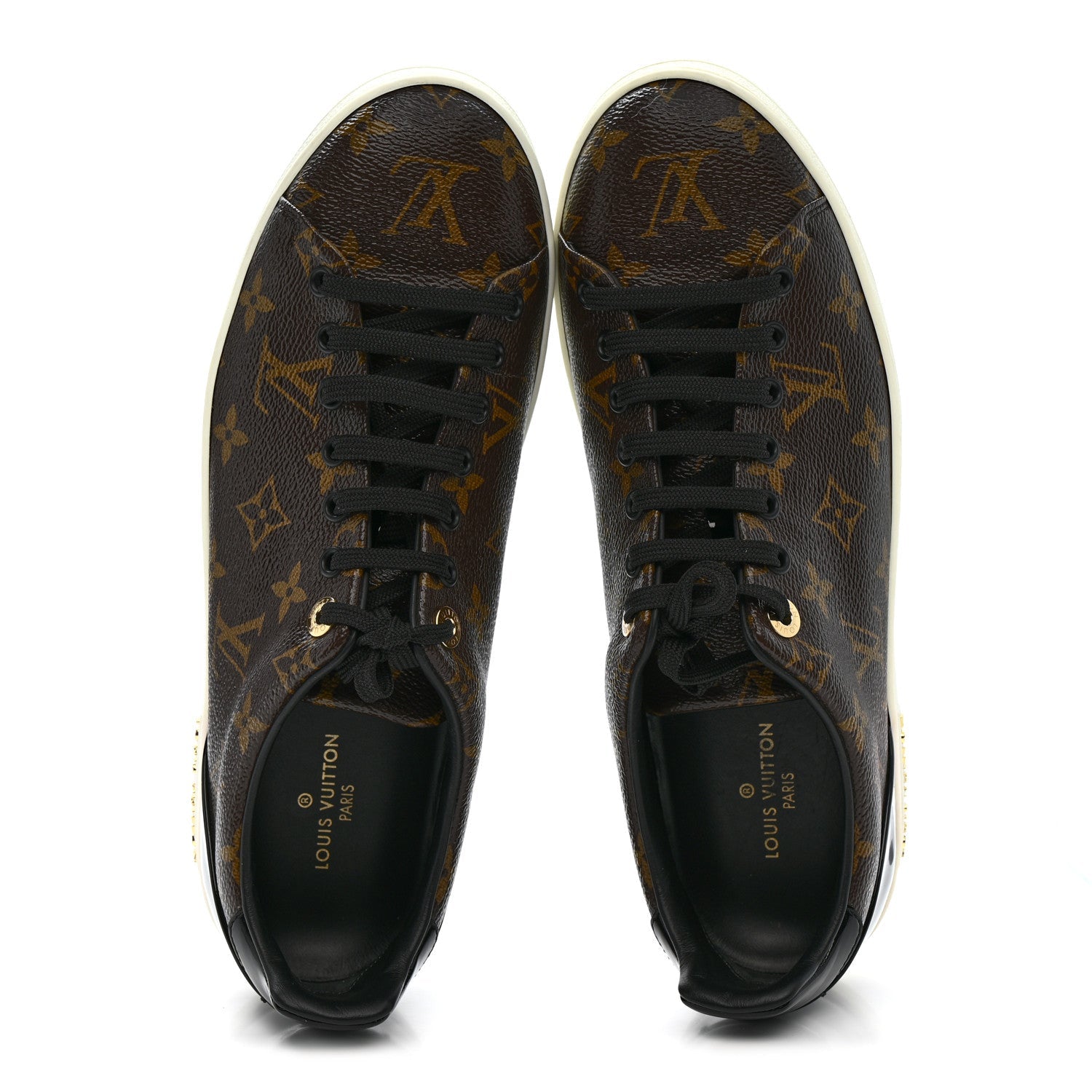 Patent Monogram Frontrow Sneakers 42