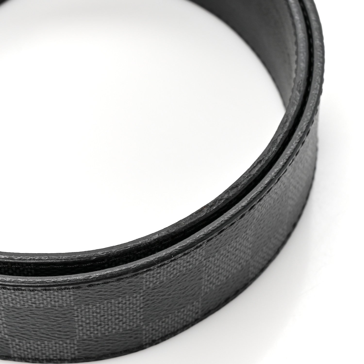 Damier Graphite Calfskin Belt 85 34 Black