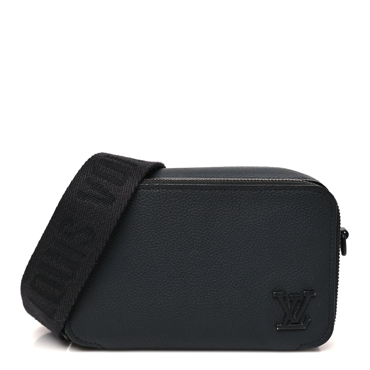 Calfskin Aerogram Alpha Wearable Wallet Black