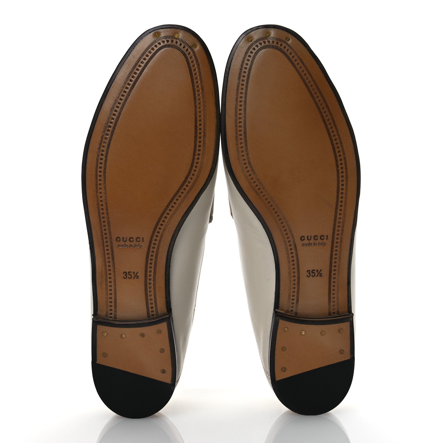 Calfskin Womens Jordaan Loafers 35.5 Mystic White