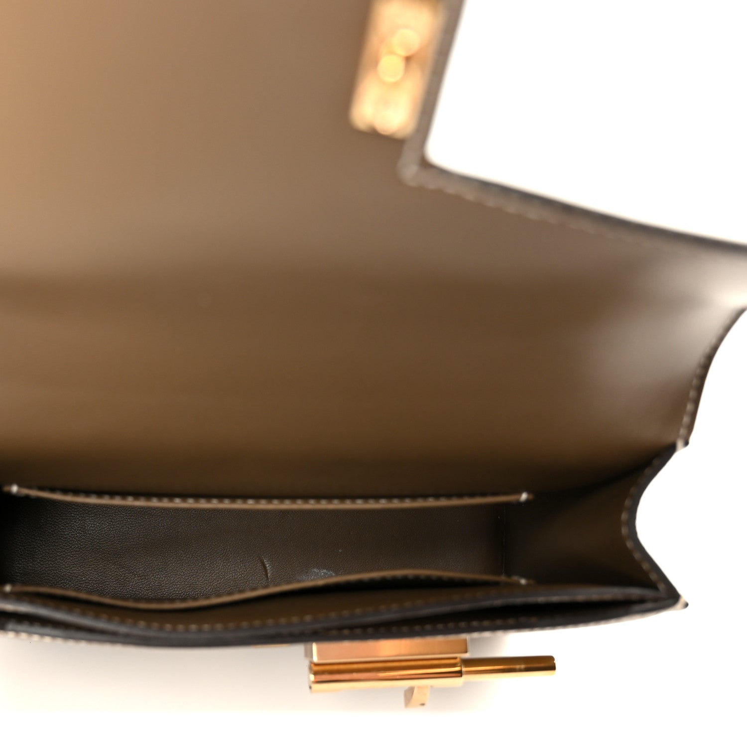 Chevre Chamkila Mini Verrou Chaine Bag Etoupe
