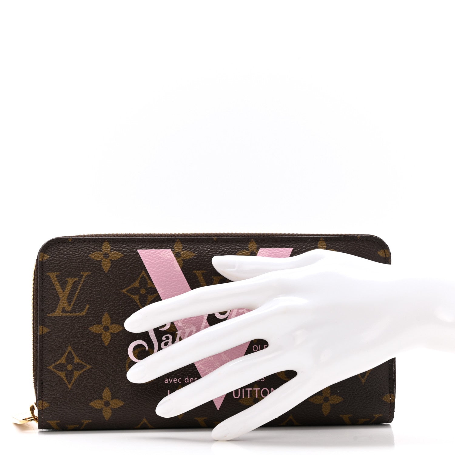 Monogram Saint Barth V Zippy Wallet Rose Ballerine