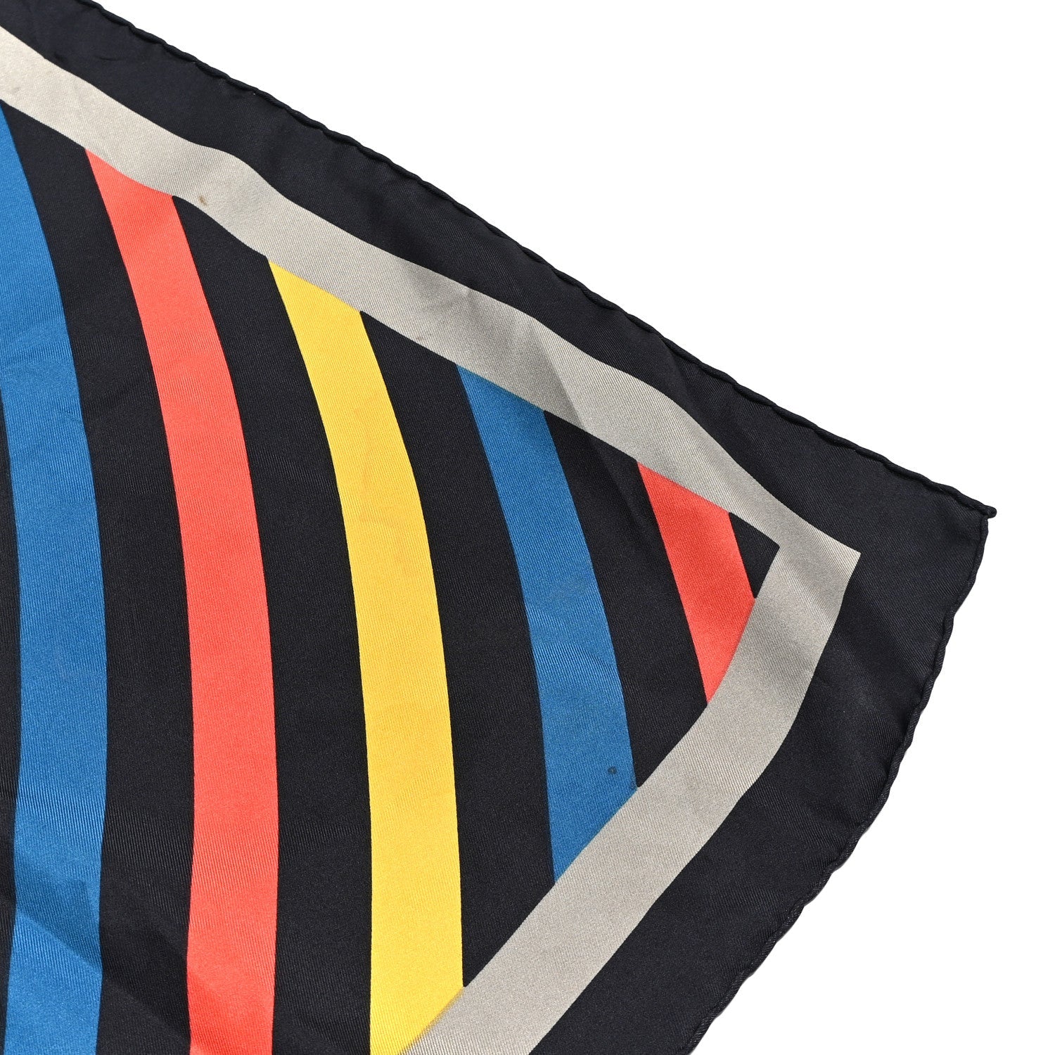 Silk Stripes Scarf Multicolor