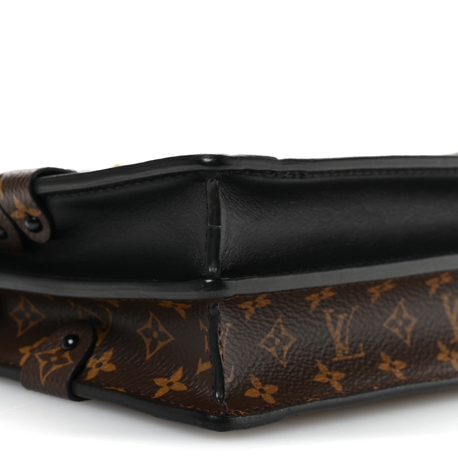 Reverse Monogram Trunk Clutch