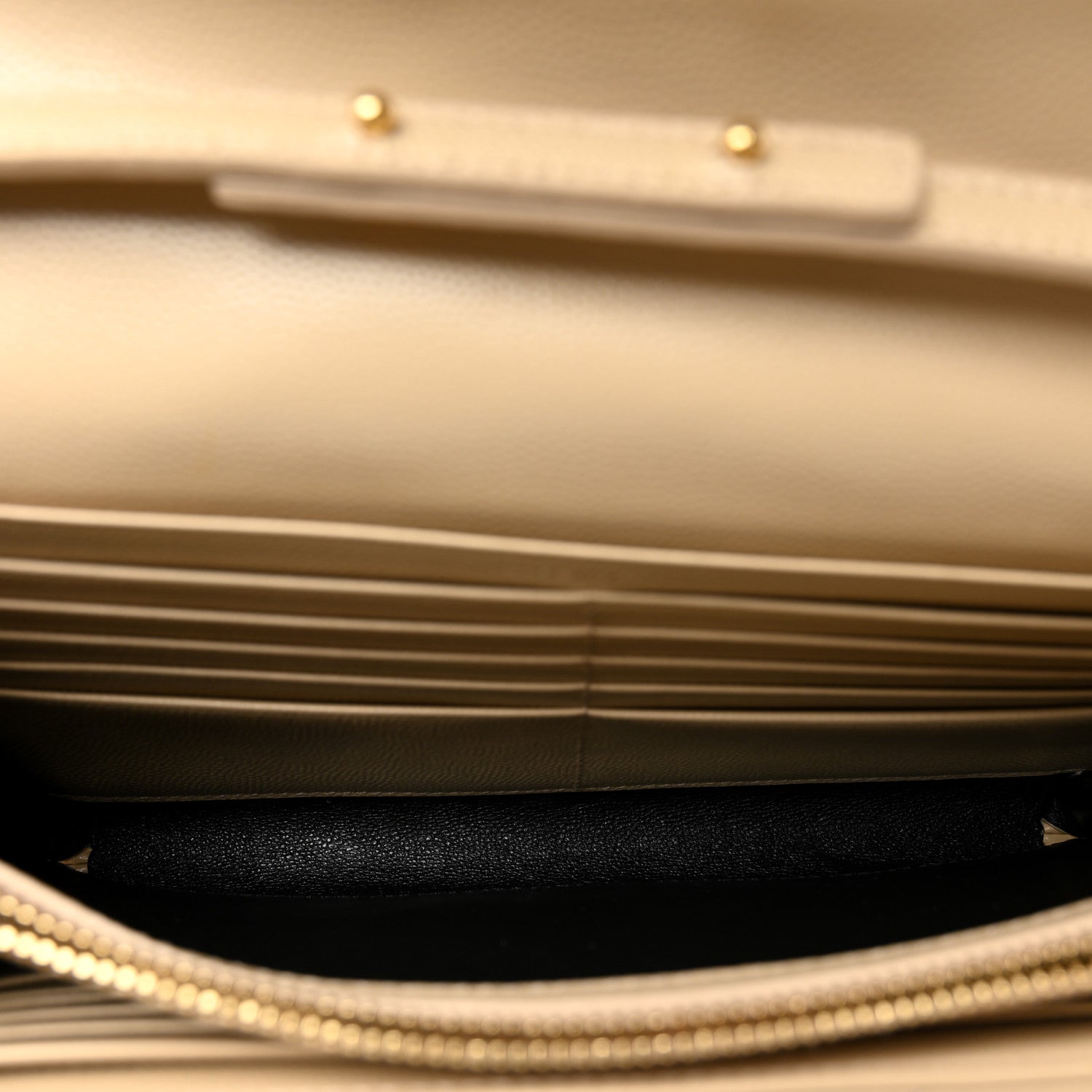Grain De Poudre Matelasse Chevron Monogram Chain Wallet Nude Powder
