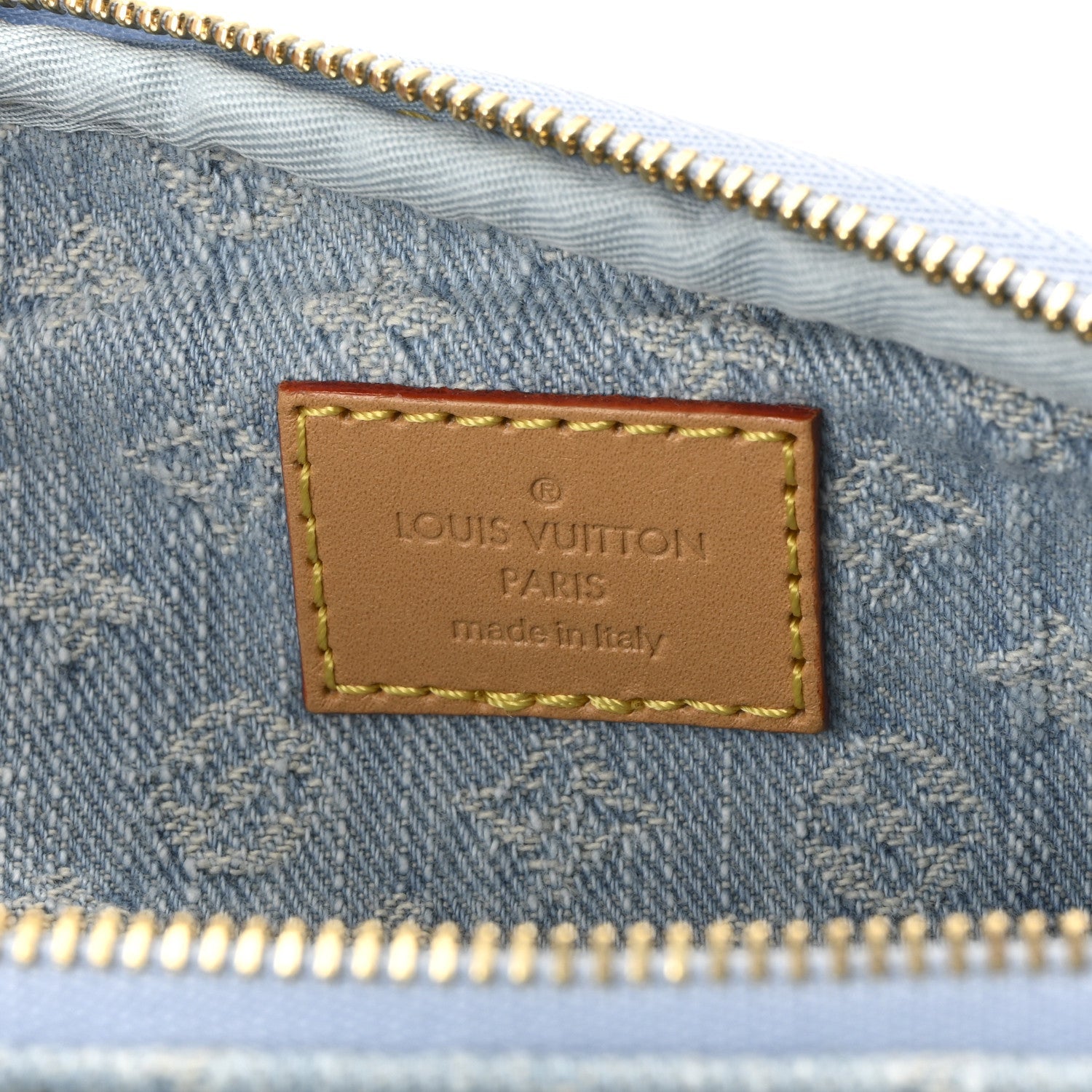Monogram Denim Mini Bumbag Sky Blue
