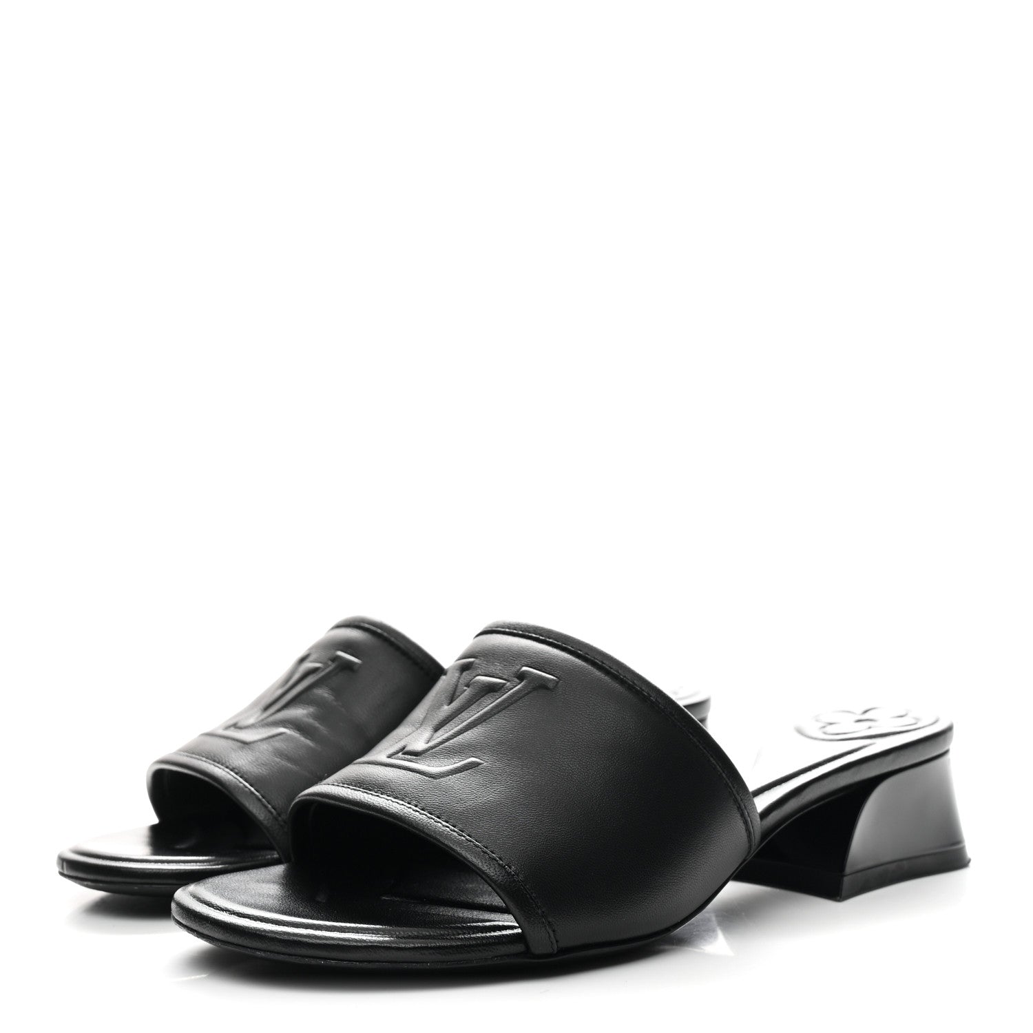 Lambskin Magnetic Mules 35 Black