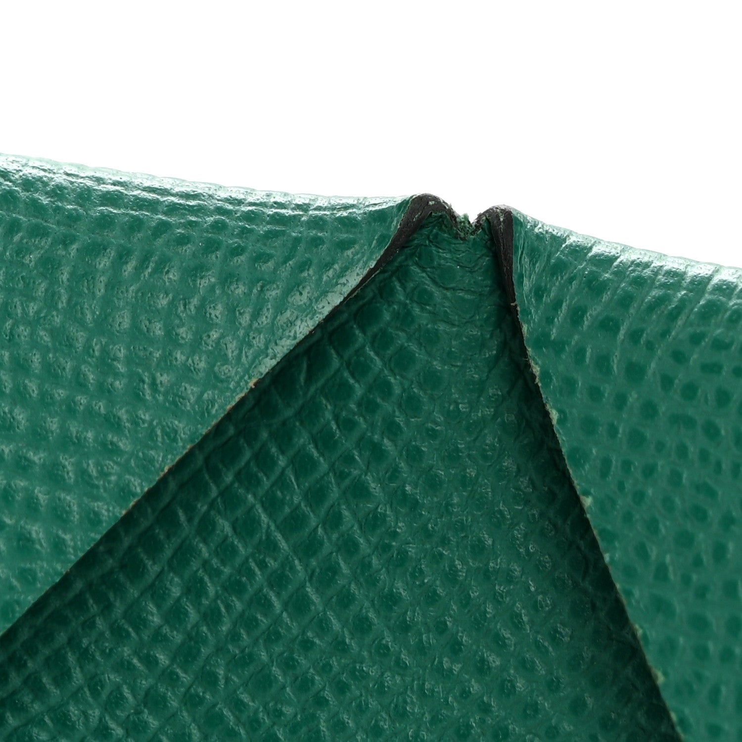 Epsom Calvi Card Case Vert Jade