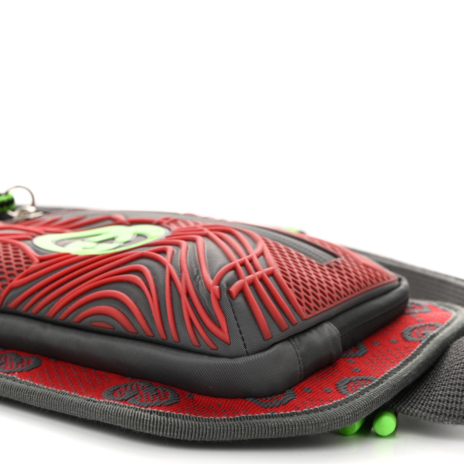 Jersey GG Monogram All Over Sporty Belt Bag Red Multicolor