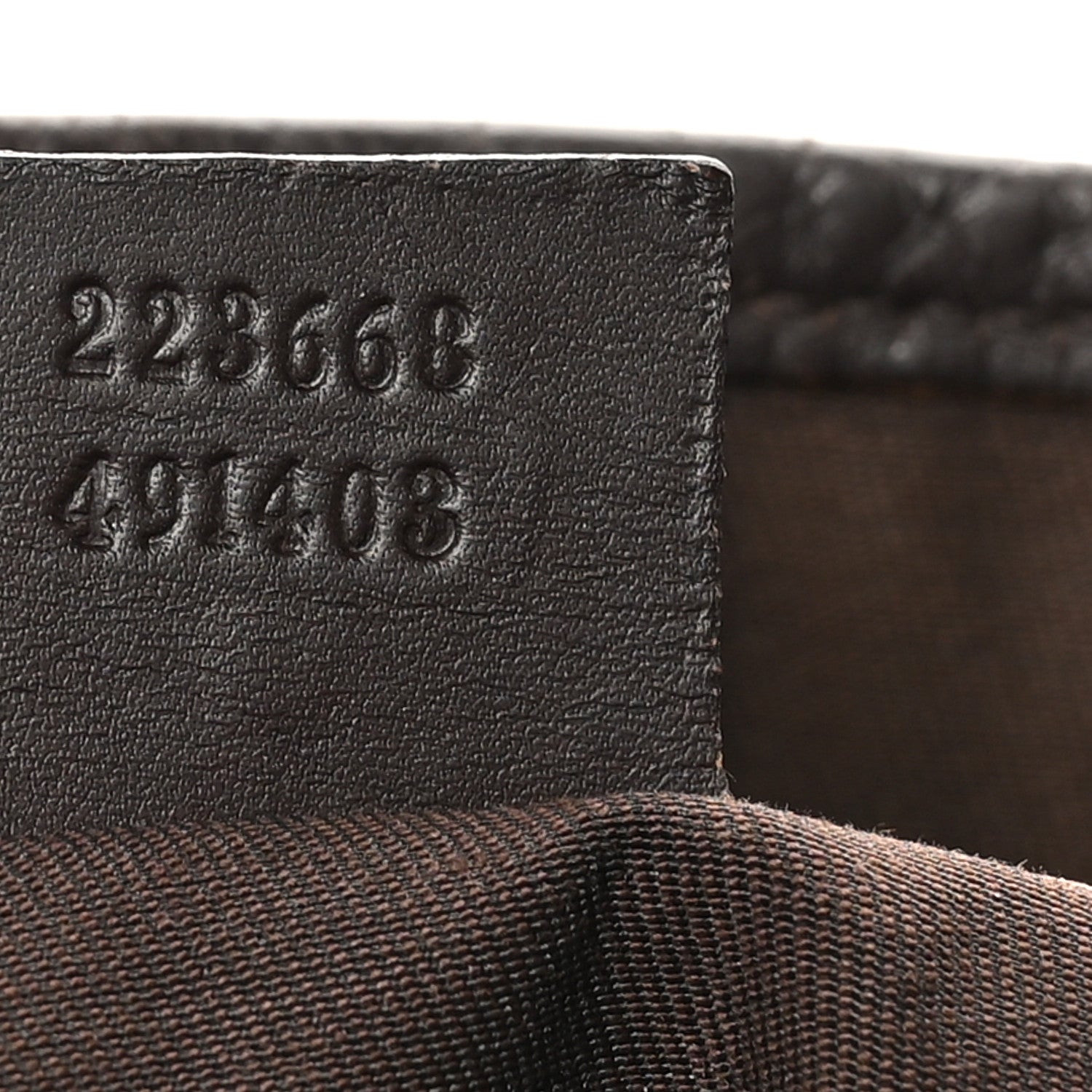 GG Plus Monogram Joy Vertical Tote Dark Brown