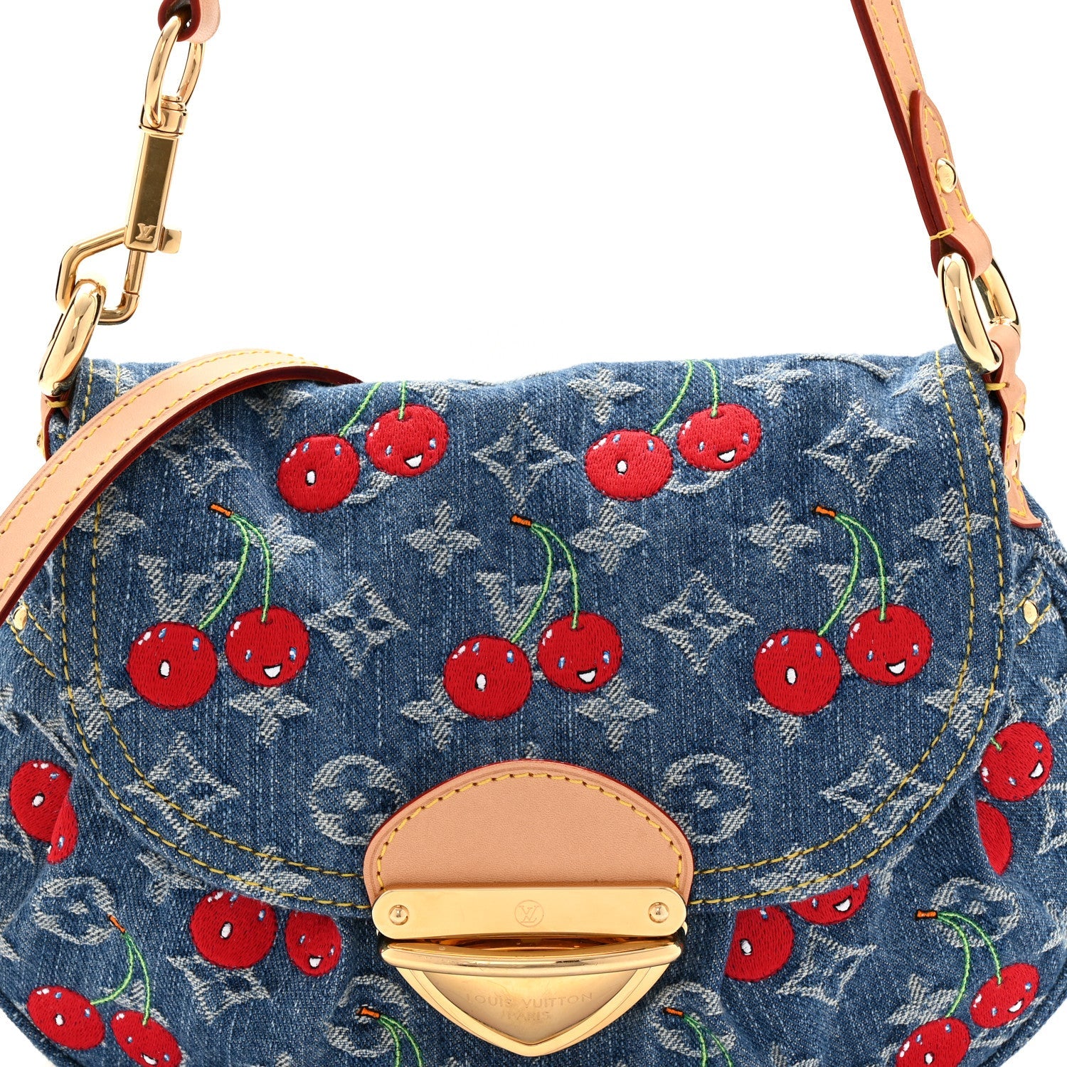 LV X TM Monogram Denim Cerises Sunset