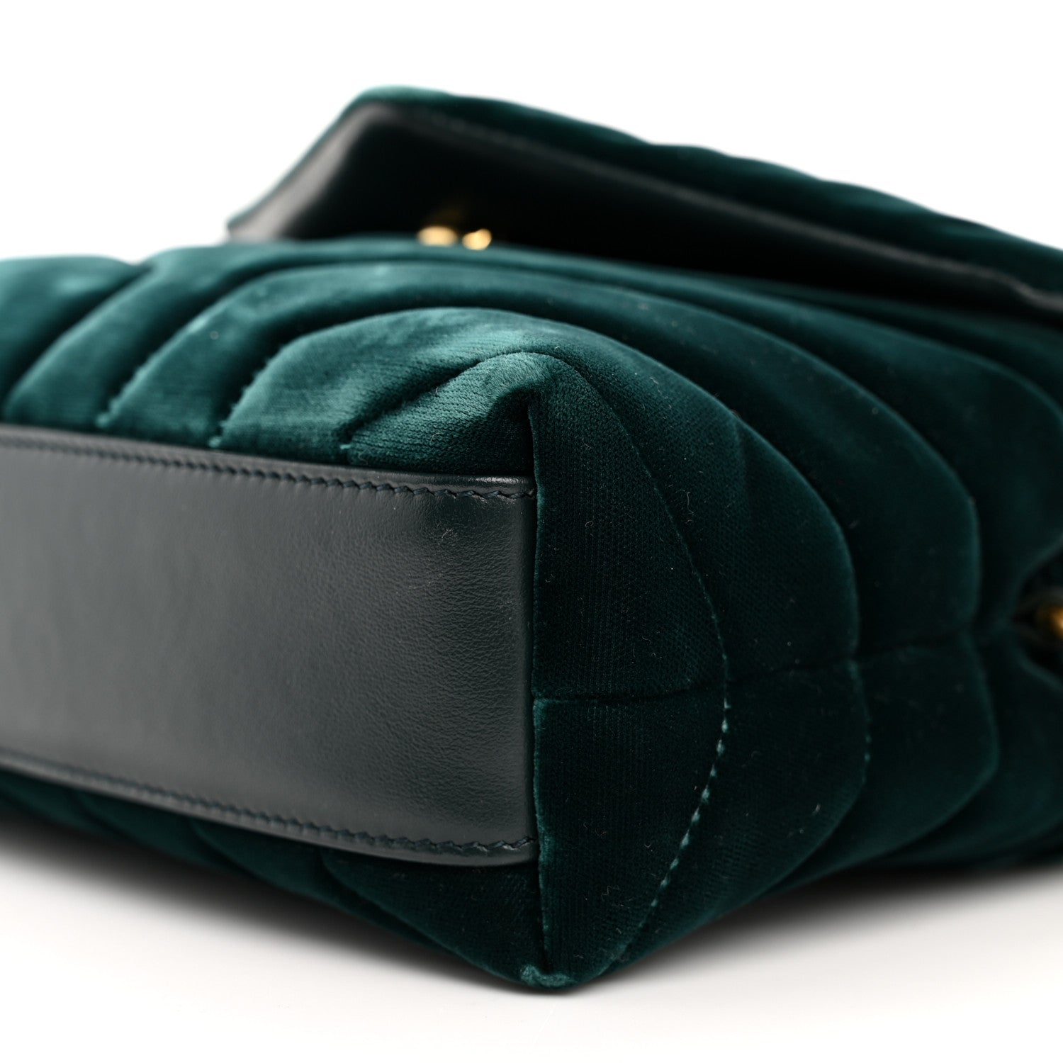 Velvet Y Quilted Monogram Toy Loulou Chain Satchel Dark Ottanio