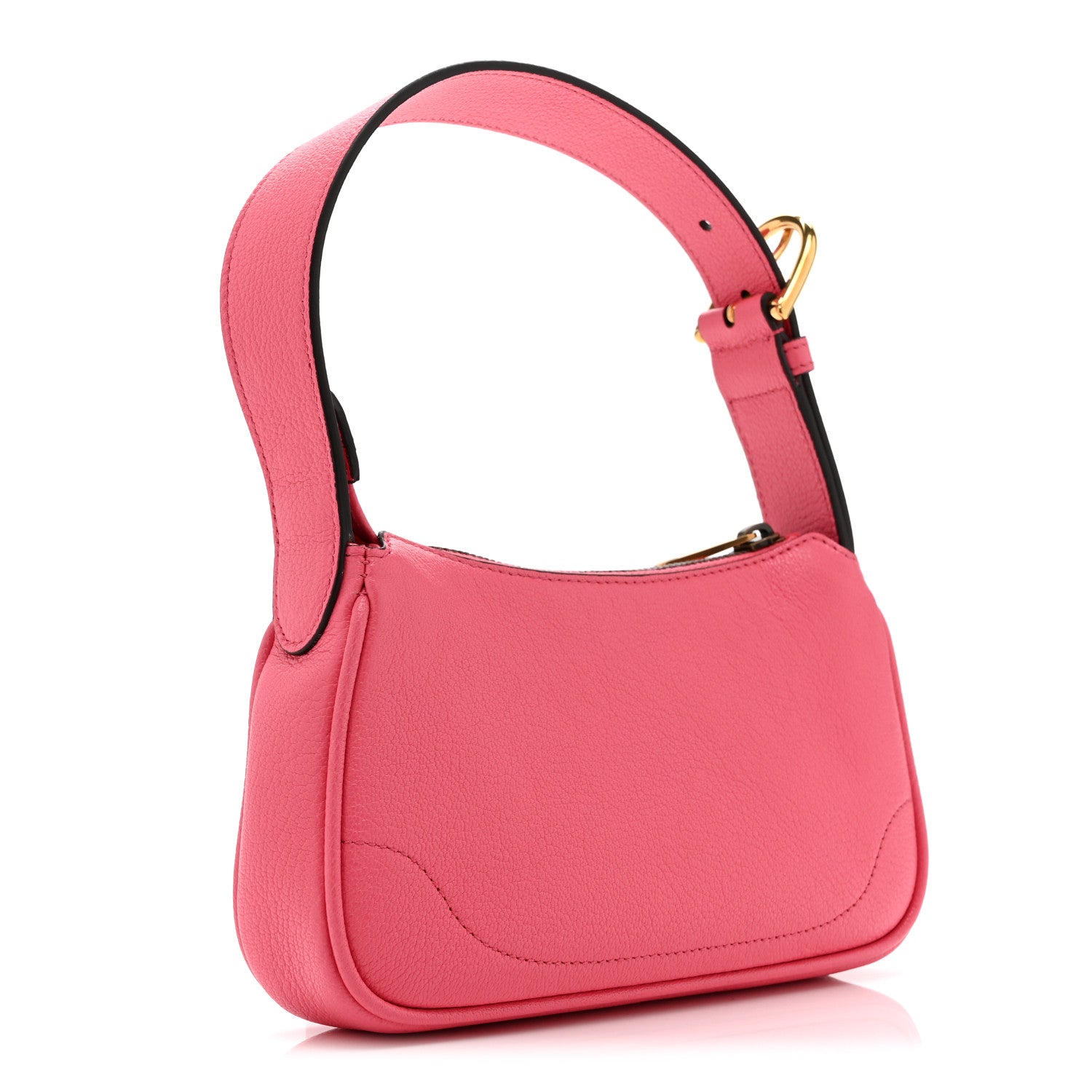 Goatskin Mini Aphrodite Shoulder Bag Rhodamine Pink