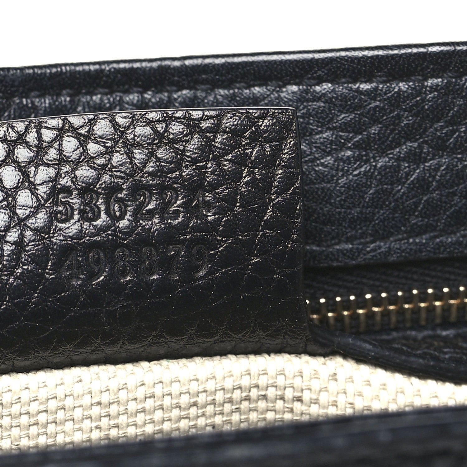 Pebbled Calfskin Medium Soho Flap Crossbody Black