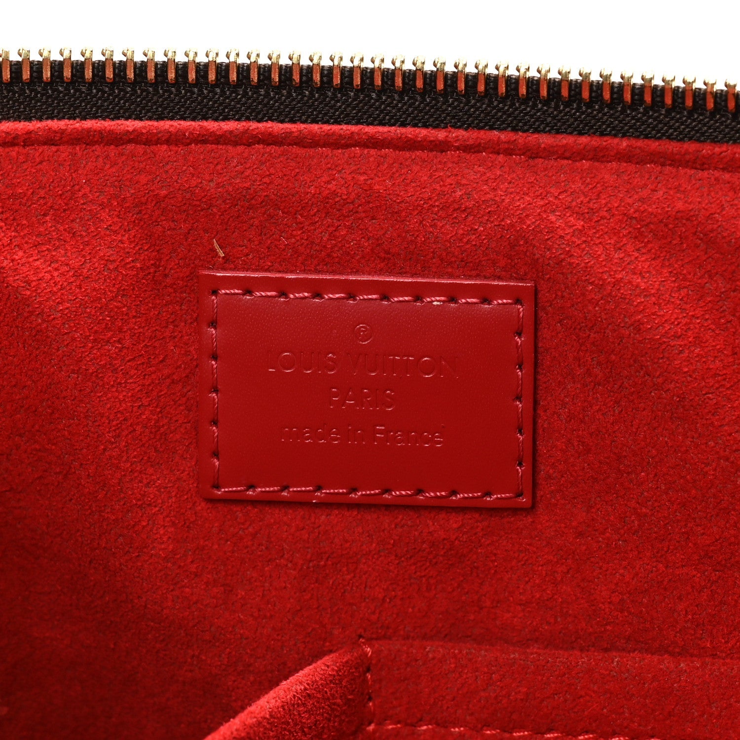 Damier Ebene Caissa Tote PM Cherry