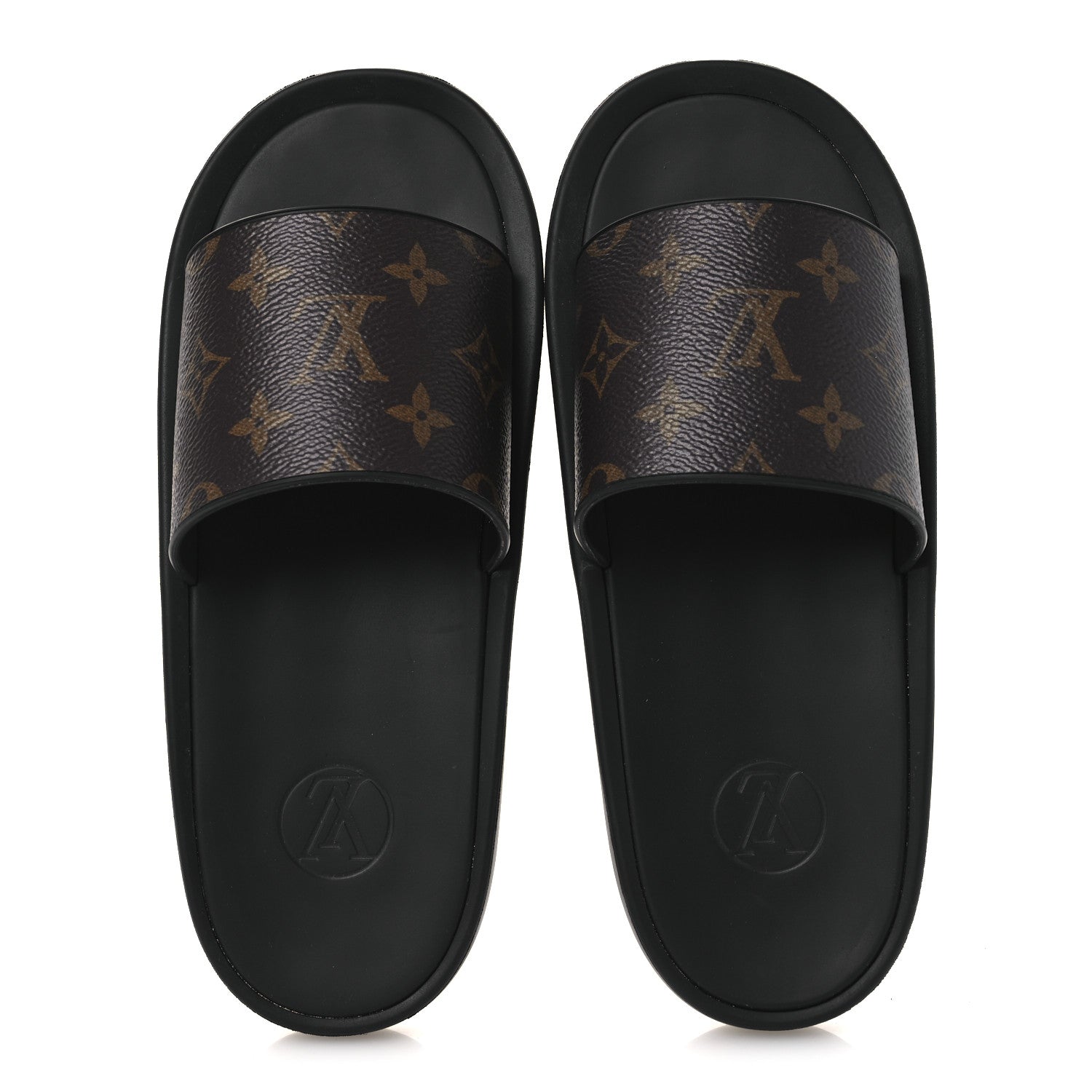 Monogram Sunbath Slide Sandals 38