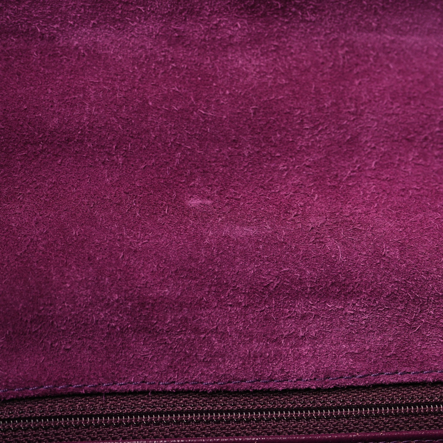 Suede Lambskin Scallop Quilted Medium Pagoda Flap Purple