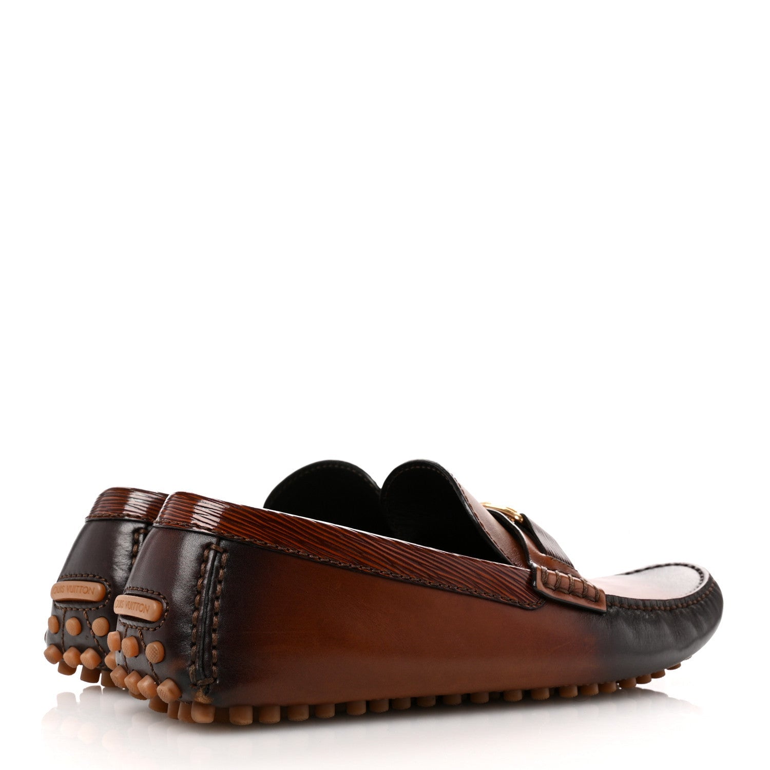 Smooth Calfskin Hockenheim Moccasin Loafers 9 Brown