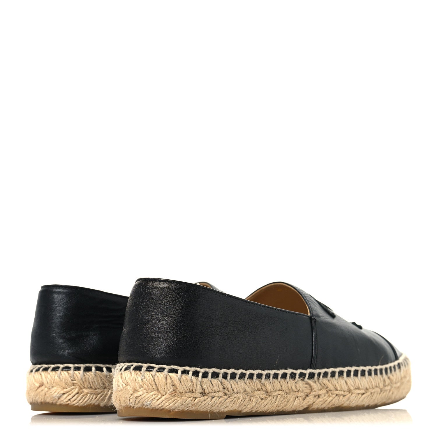Lambskin CC Espadrilles 36 Black