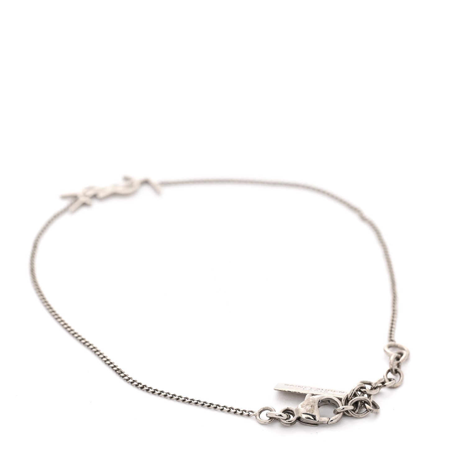 Monogram Charm Bracelet Silver