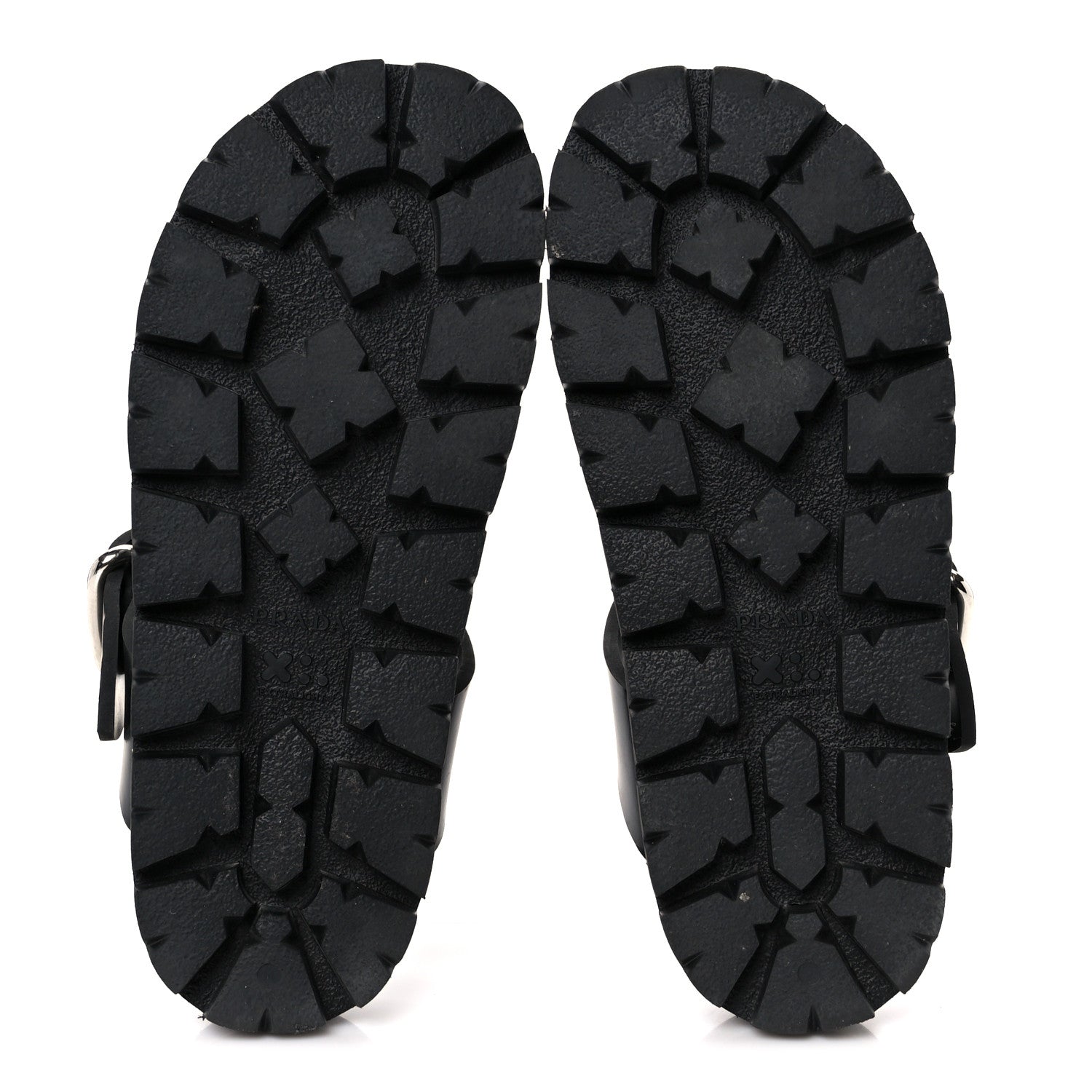 EVA Rubber Thong Buckle Fussbett Sandals 36 Black