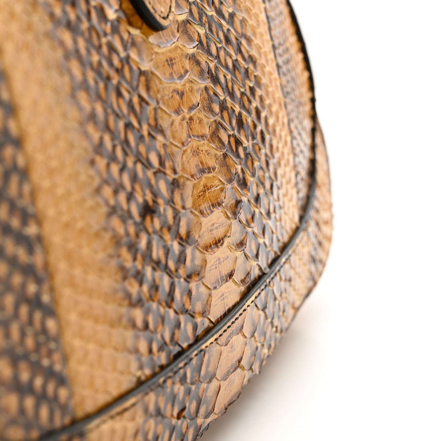 Snakeskin Small Jackie 1961 Hobo Brown