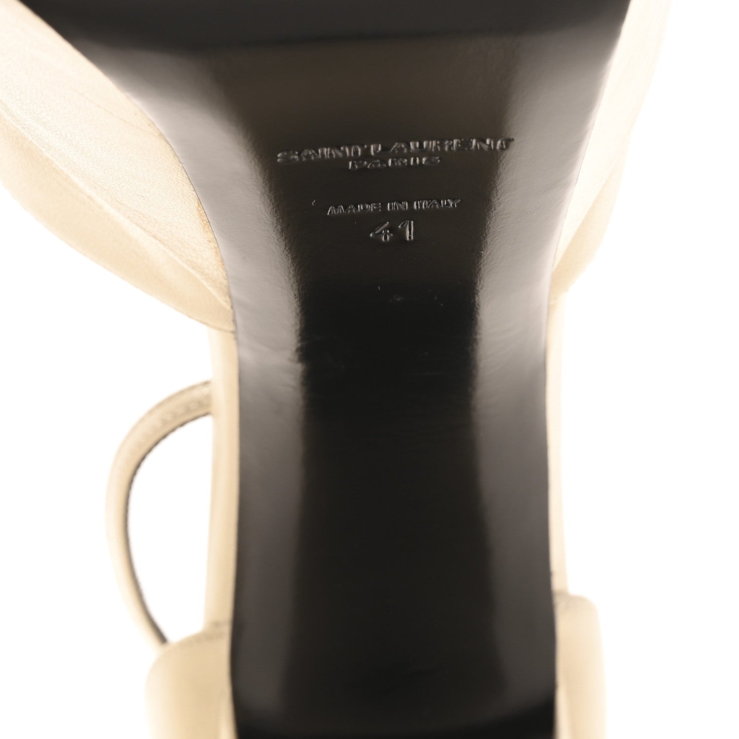 Goatskin Belfagor Jodie 95 Platform Sandals  41 Pearl