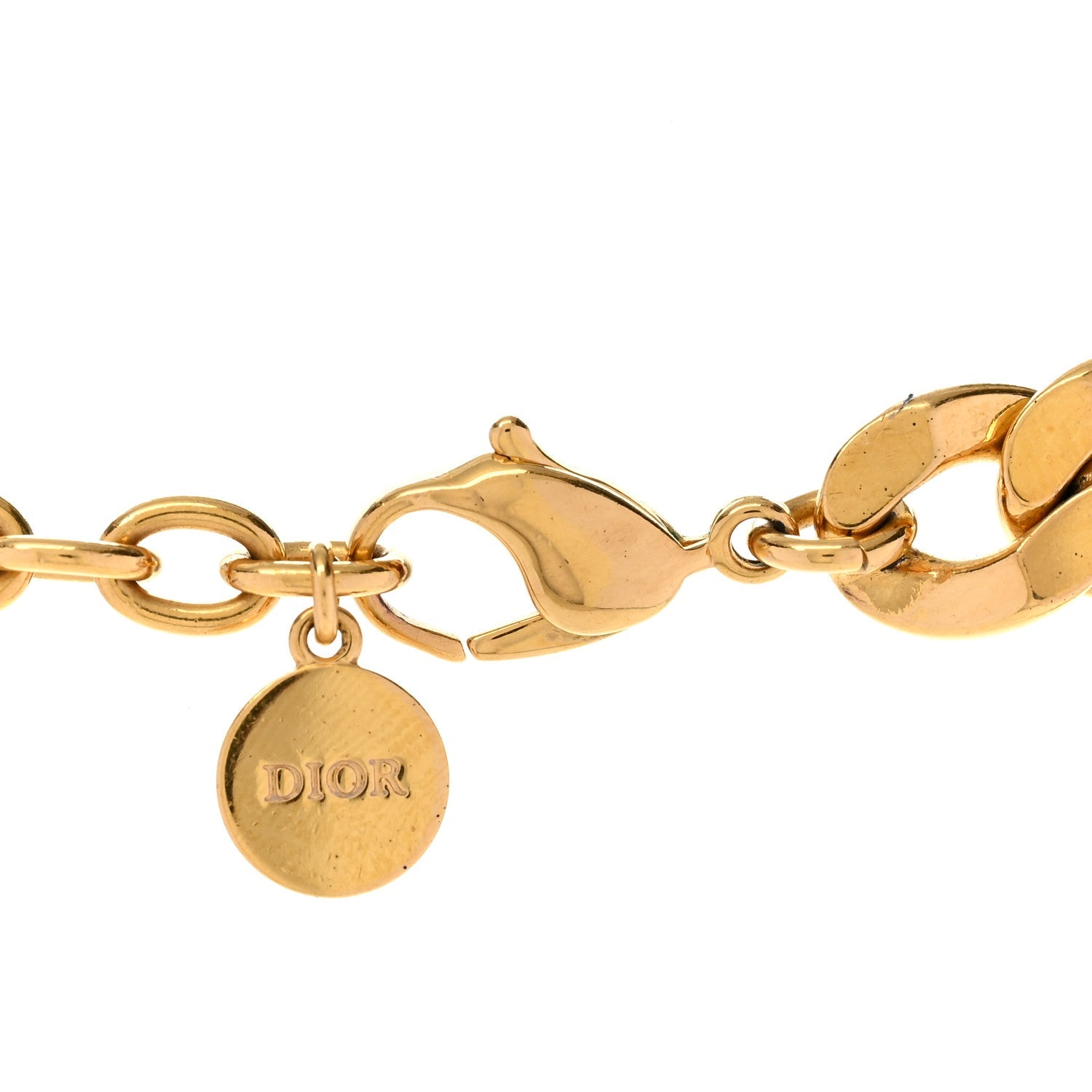 Metal Danseuse Etoile Chain Choker Necklace Gold