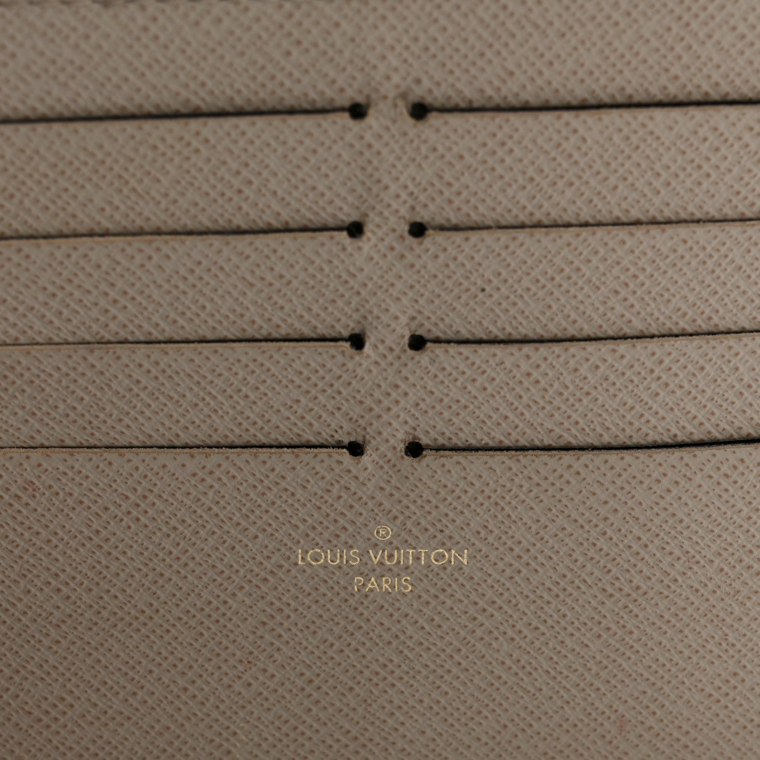 Calfskin Felicie Chain Wallet Card Holder Insert Tourterelle