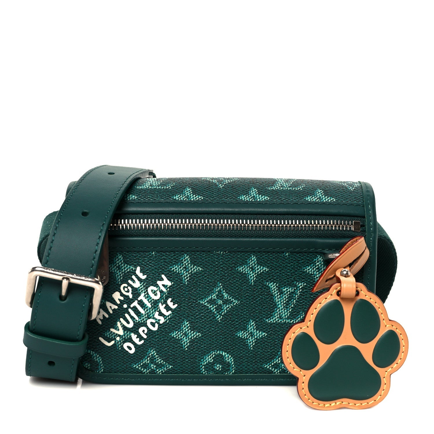 Monogram Heritage Bosphore Wearable Wallet Green